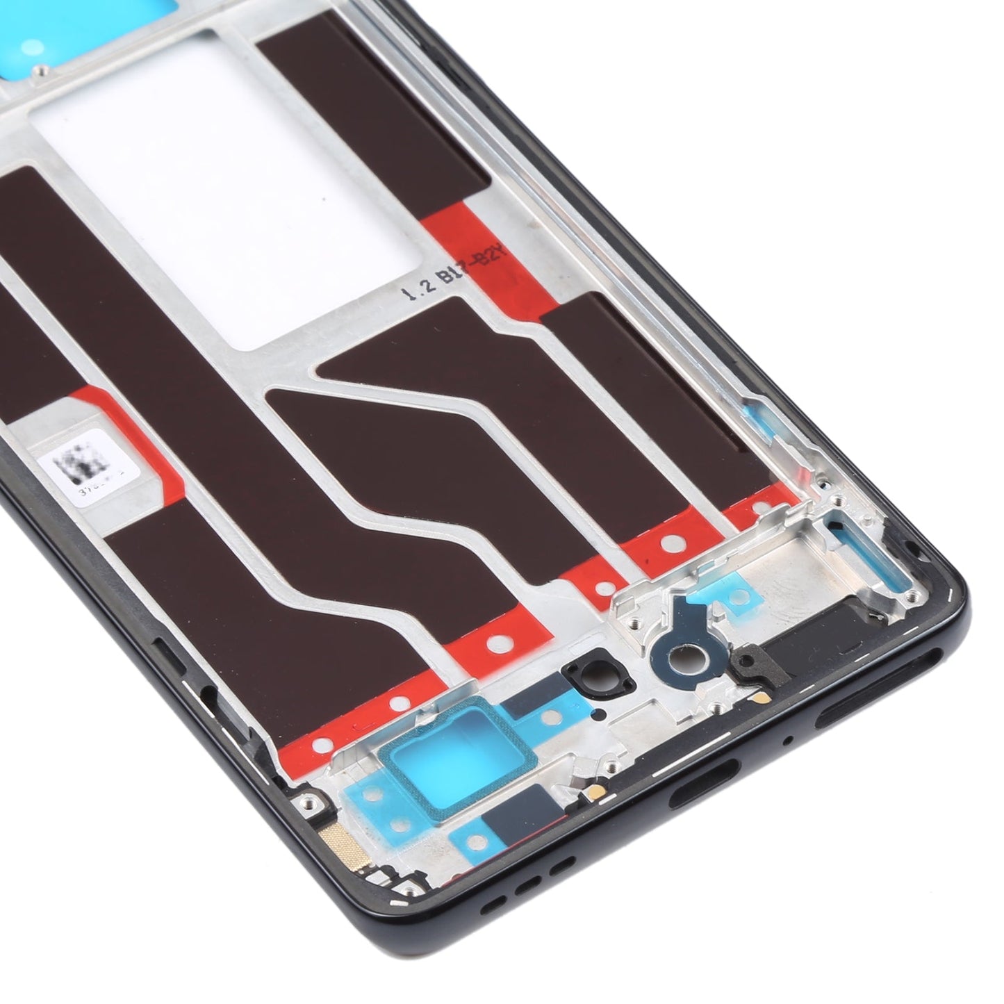 For OPPO Realme X7 Pro Ultra Original Front Housing LCD Frame Bezel Plate (Black)
