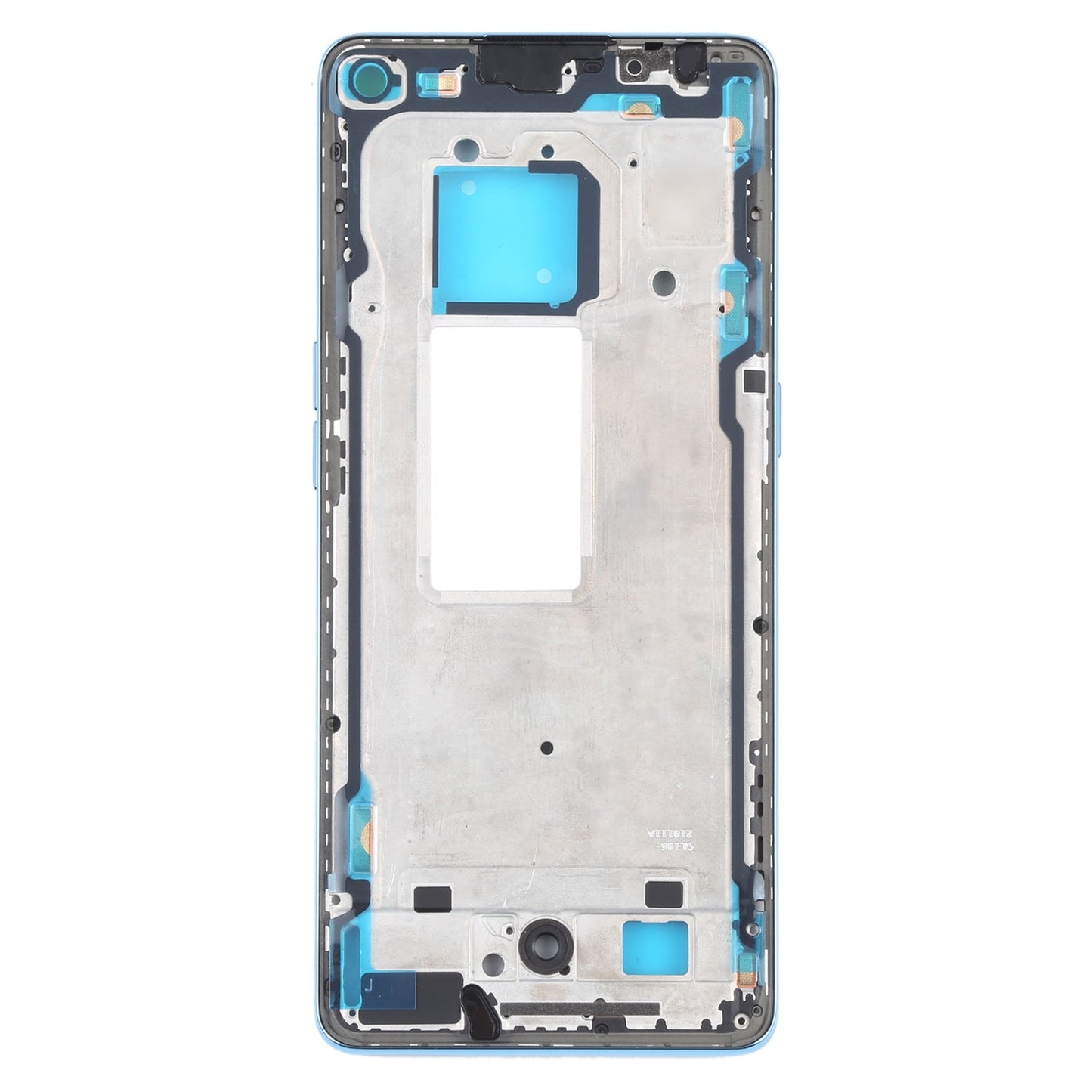 For OPPO Realme X7 Pro Ultra Original Front Housing LCD Frame Bezel Plate (Blue)