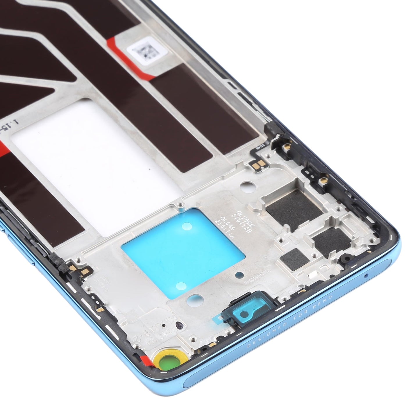 For OPPO Realme X7 Pro Ultra Original Front Housing LCD Frame Bezel Plate (Blue)