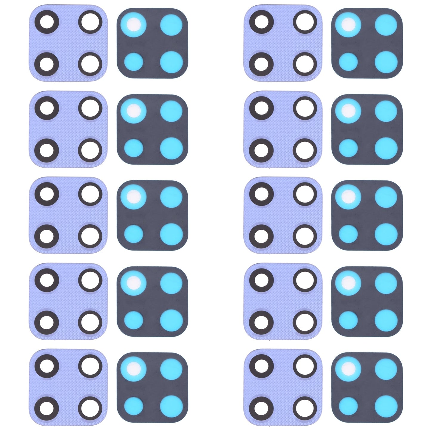 10 PCS Back Camera Lens for Motorola Moto G 5G Plus XT2075 XT2075-2 XT2075-3