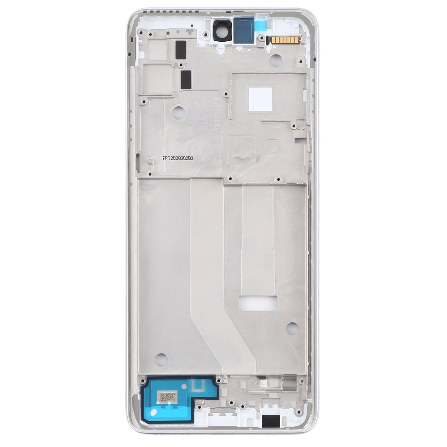 Original Front Housing LCD Frame Bezel Plate for Motorola Moto G 5G (Silver)