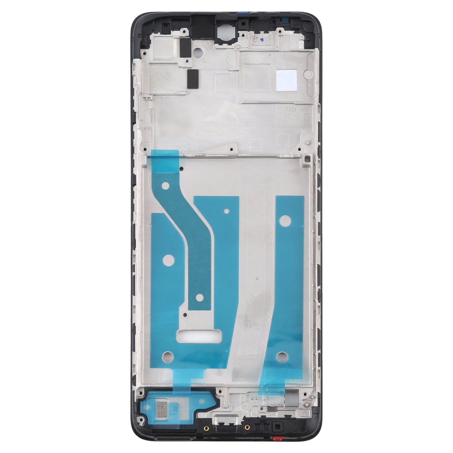 Original Front Housing LCD Frame Bezel Plate for Motorola Moto G60S XT2133-2 (Black)