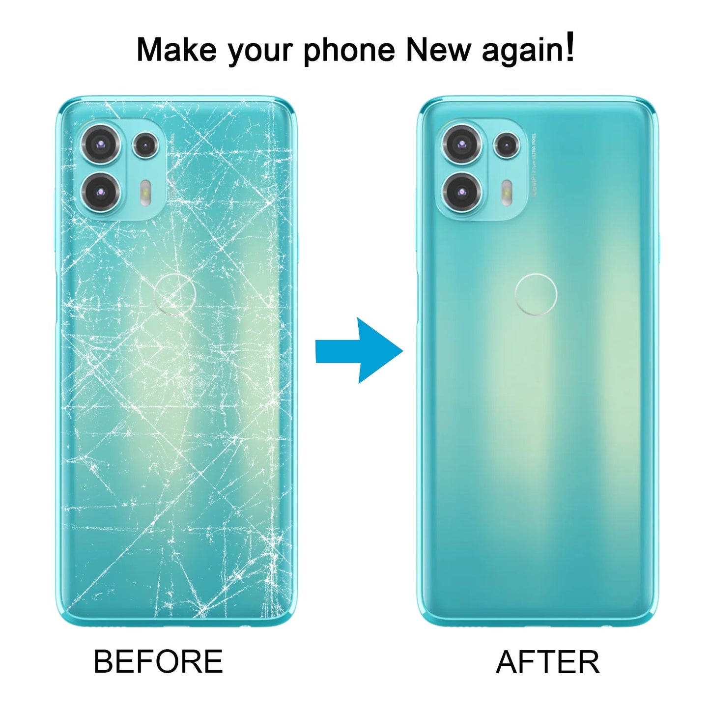 Original Battery Back Cover for Motorola Edge 20 Lite / Edge 20 Fusion(Green)