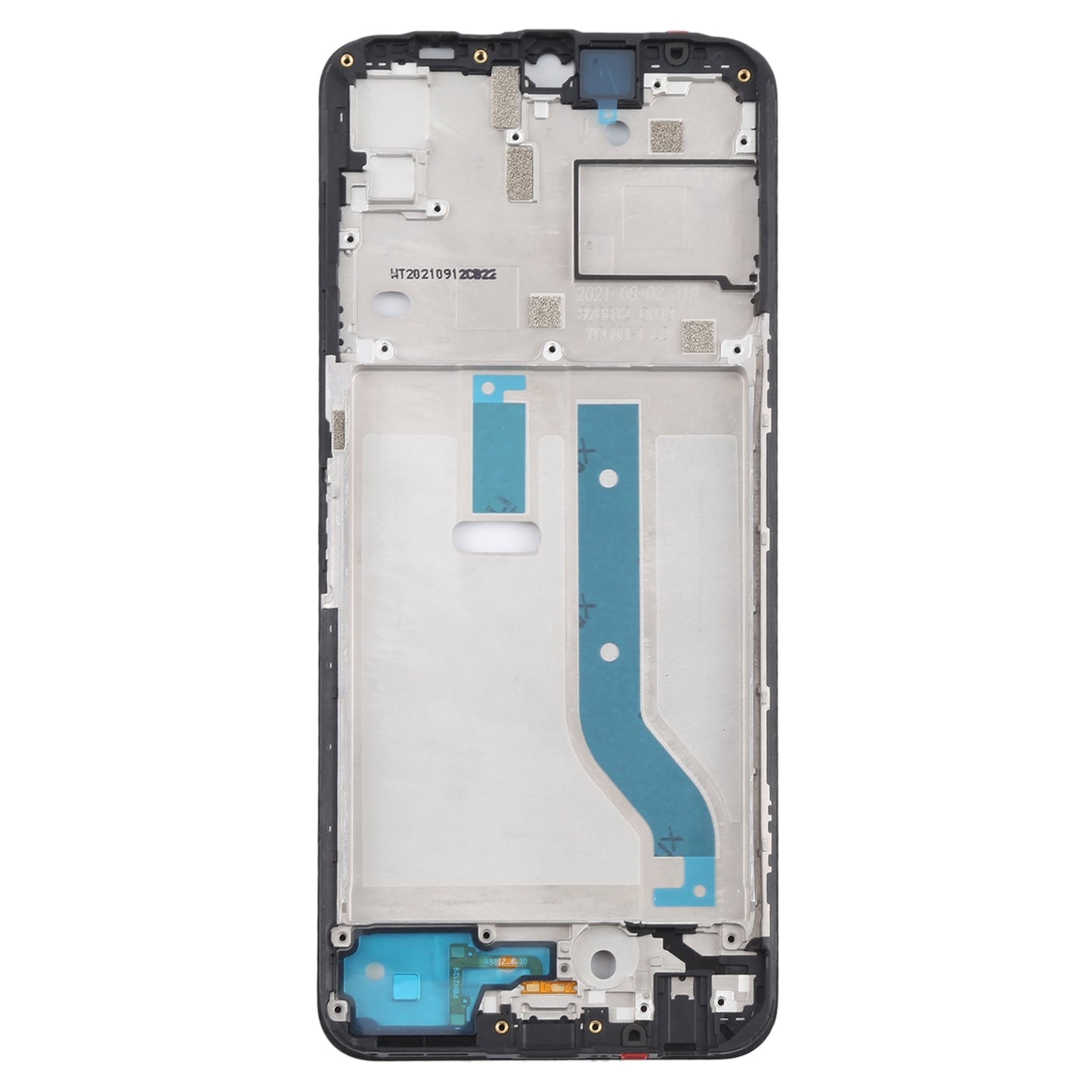 Original Front Housing LCD Frame Bezel Plate for Motorola Edge 20 Lite (Black)