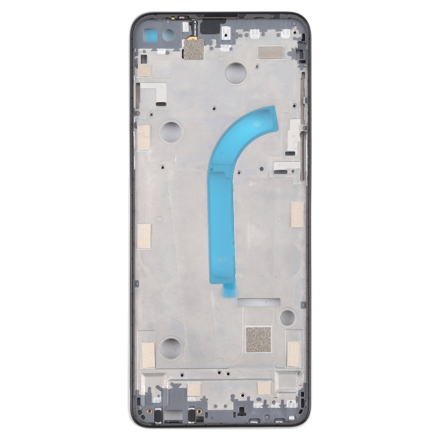 Original Front Housing LCD Frame Bezel Plate for Motorola Moto G100 XT2125 XT2125-4 (Silver)