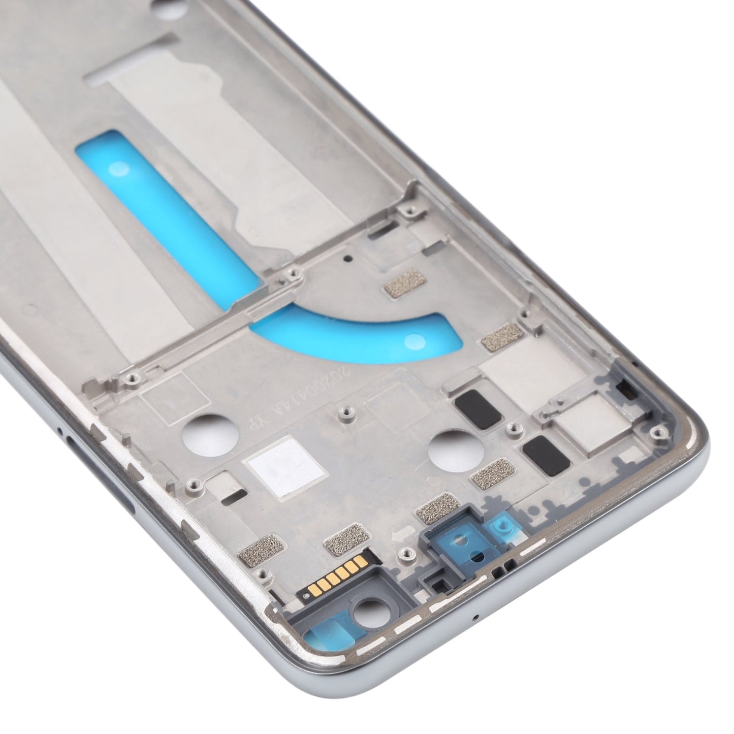 Original Front Housing LCD Frame Bezel Plate for Motorola Moto G100 XT2125 XT2125-4 (Silver)