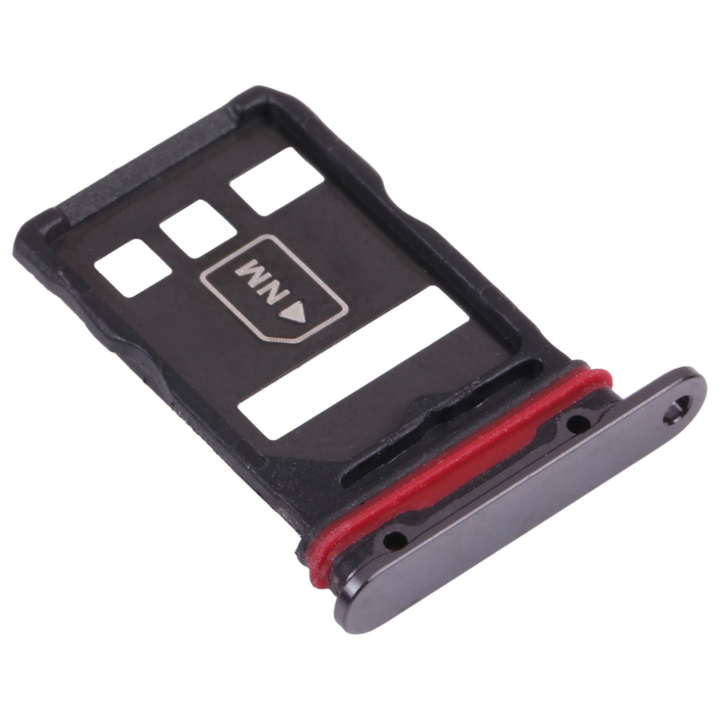 SIM Card Tray + NM Card Tray for Huawei Mate 30E Pro 5G (Black)
