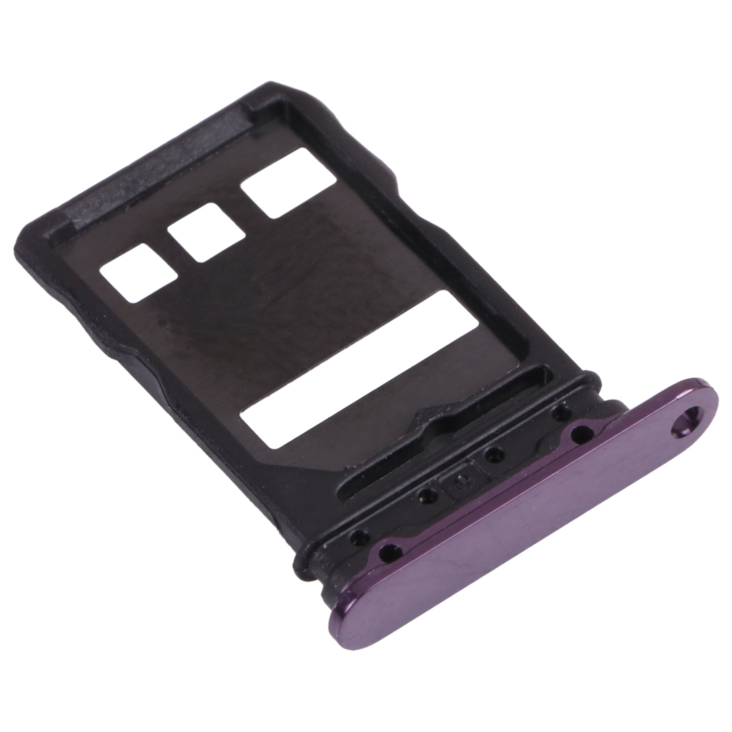 SIM Card Tray + NM Card Tray for Huawei Mate 30E Pro 5G (Dark Purple)