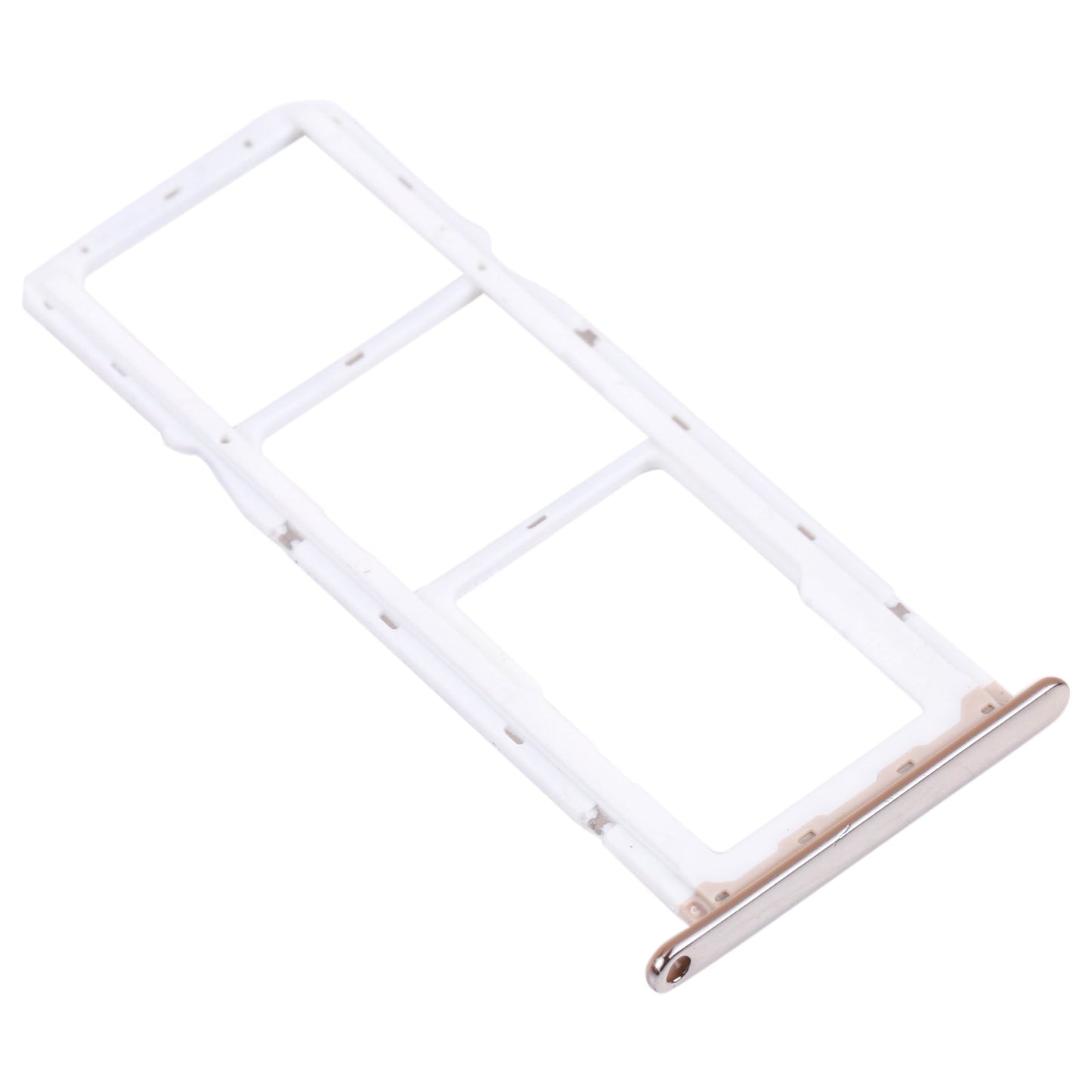 SIM Card Tray + SIM Card Tray + Micro SD Card Tray for Huawei Y6 Prime (2018) (Silver)