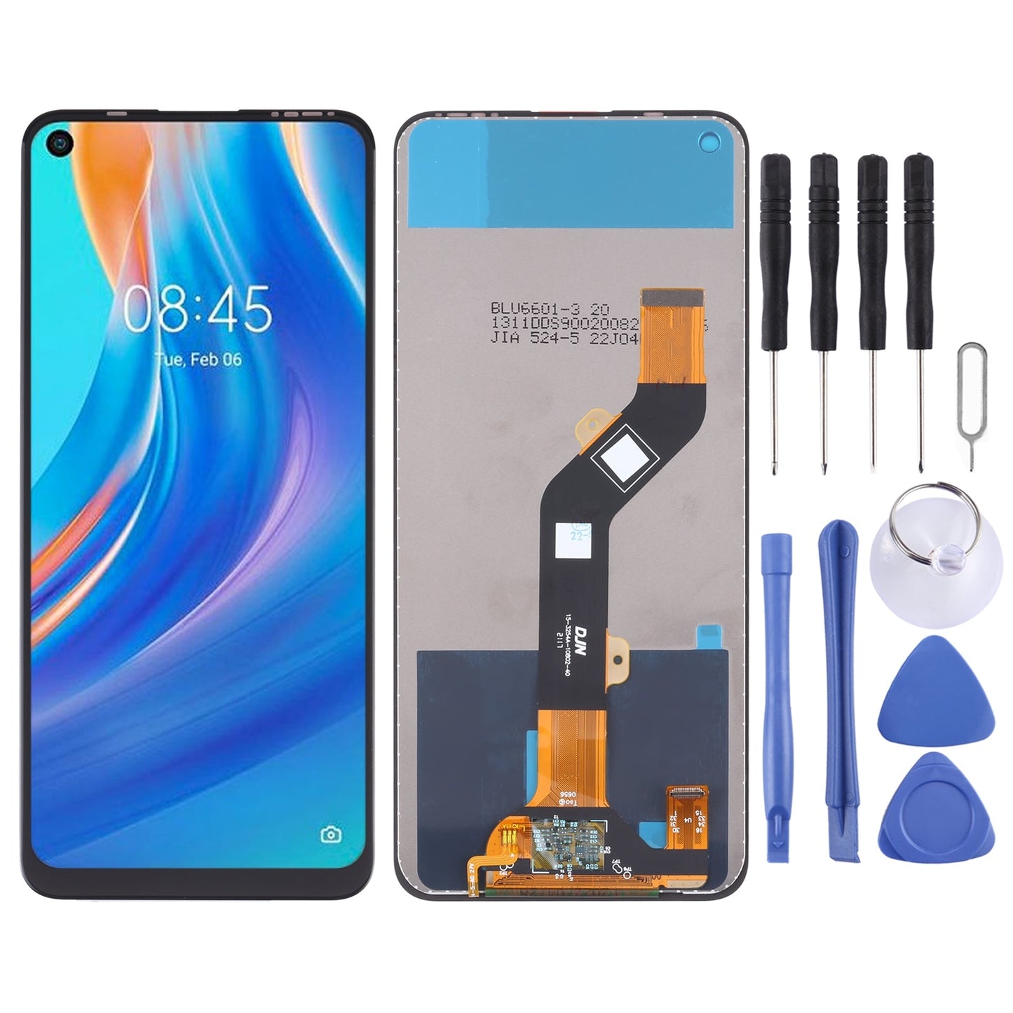 TFT LCD Screen for Tecno Spark 7 Pro with Digitizer Full Assembly
