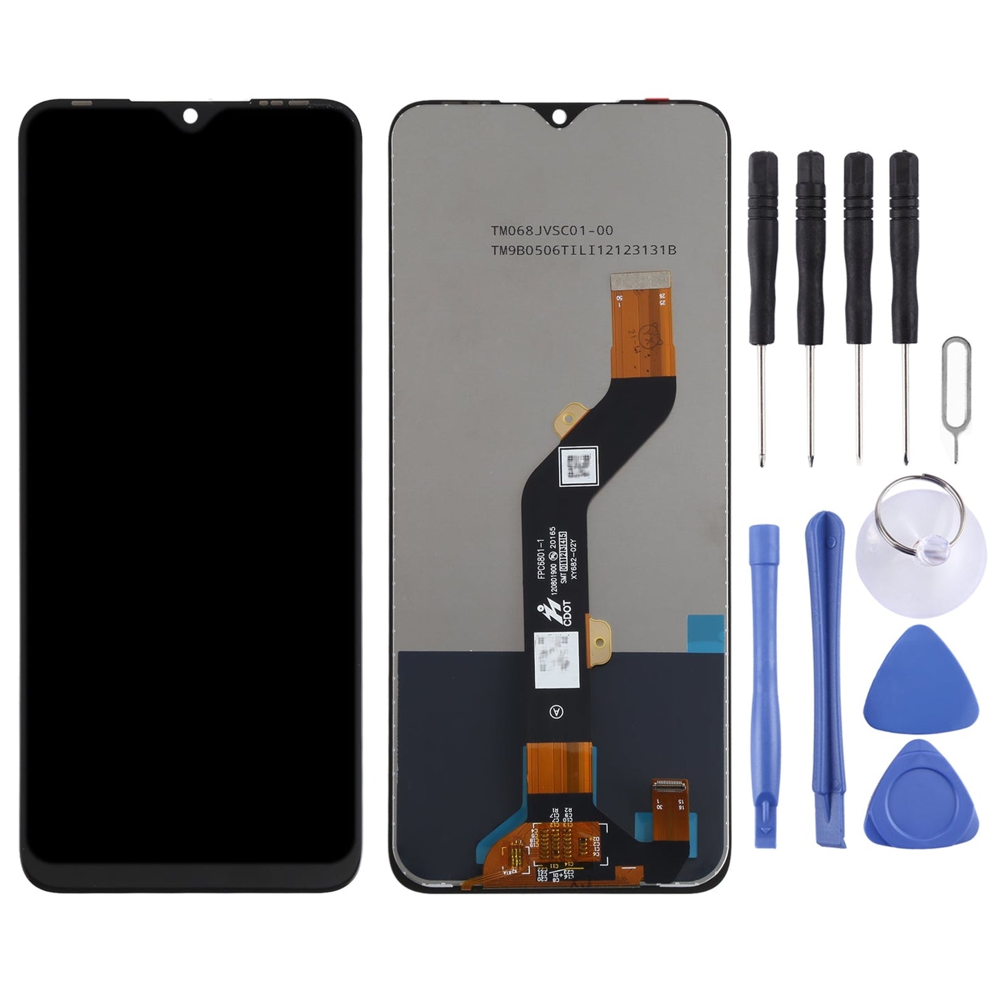 LCD Screen and Digitizer Full Assembly for Infinix Hot 10T X689C