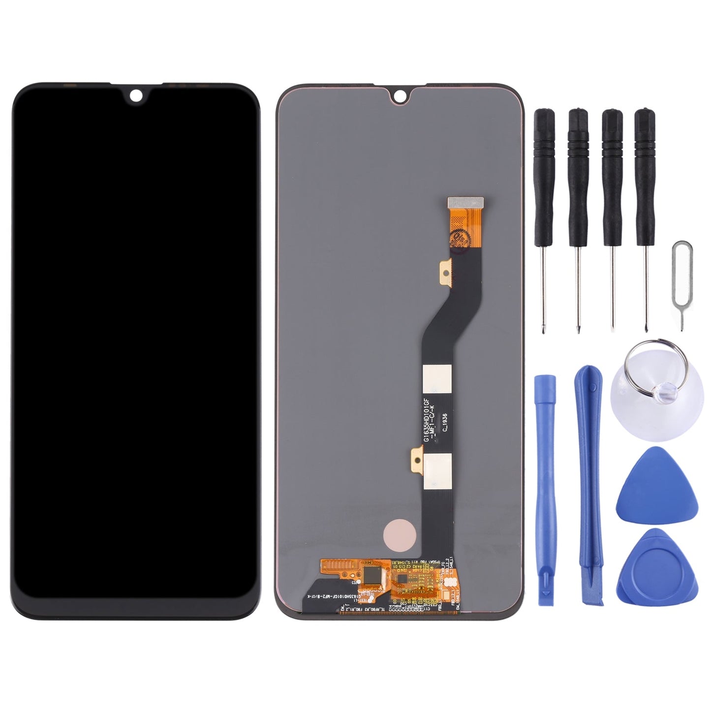 Original AMOLED LCD Screen for Tecno Camon 12 Pro with Digitizer Full Assembly