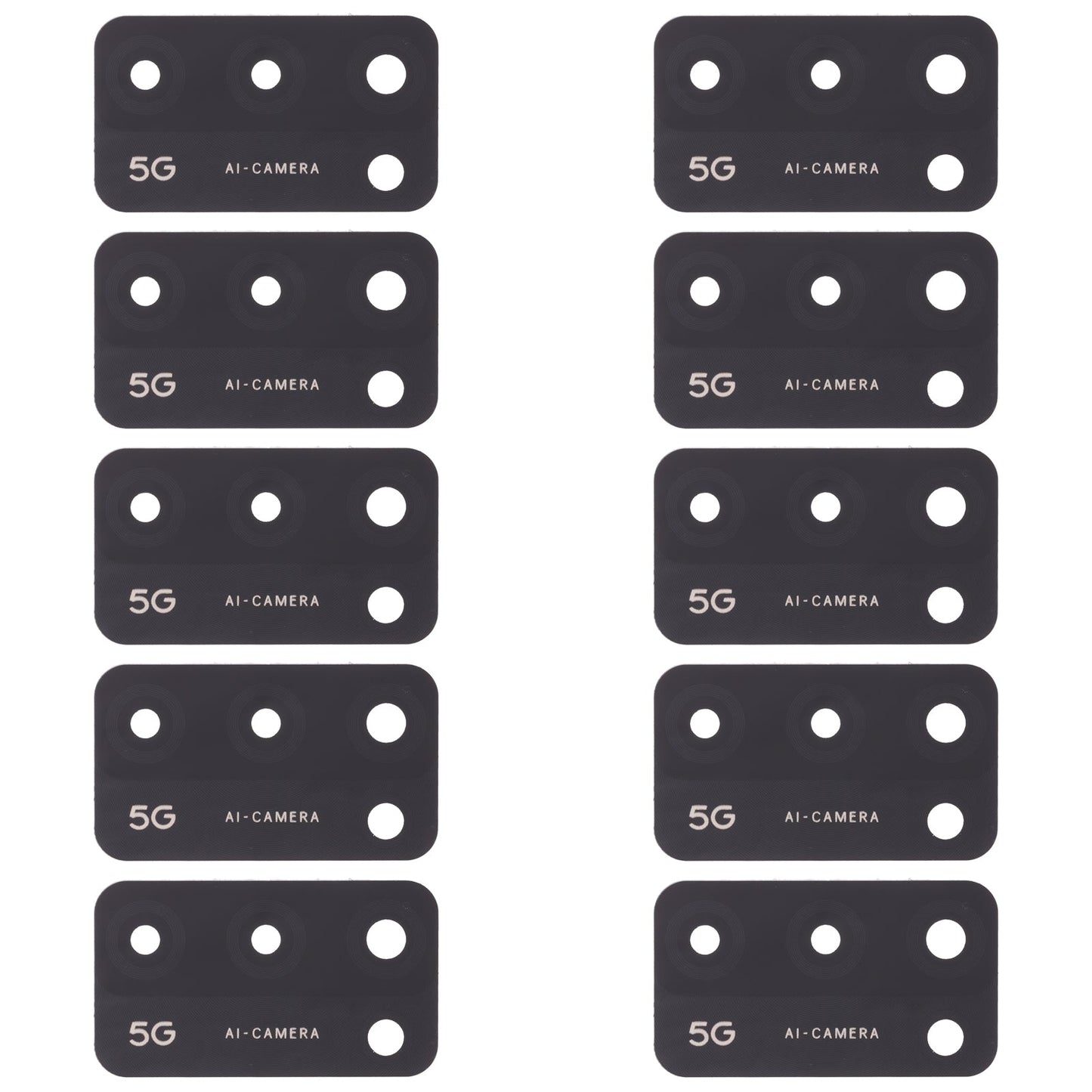 For OPPO A55 5G PEMM00, PEMM20, PEMT00, PEMT20 10pcs Back Camera Lens