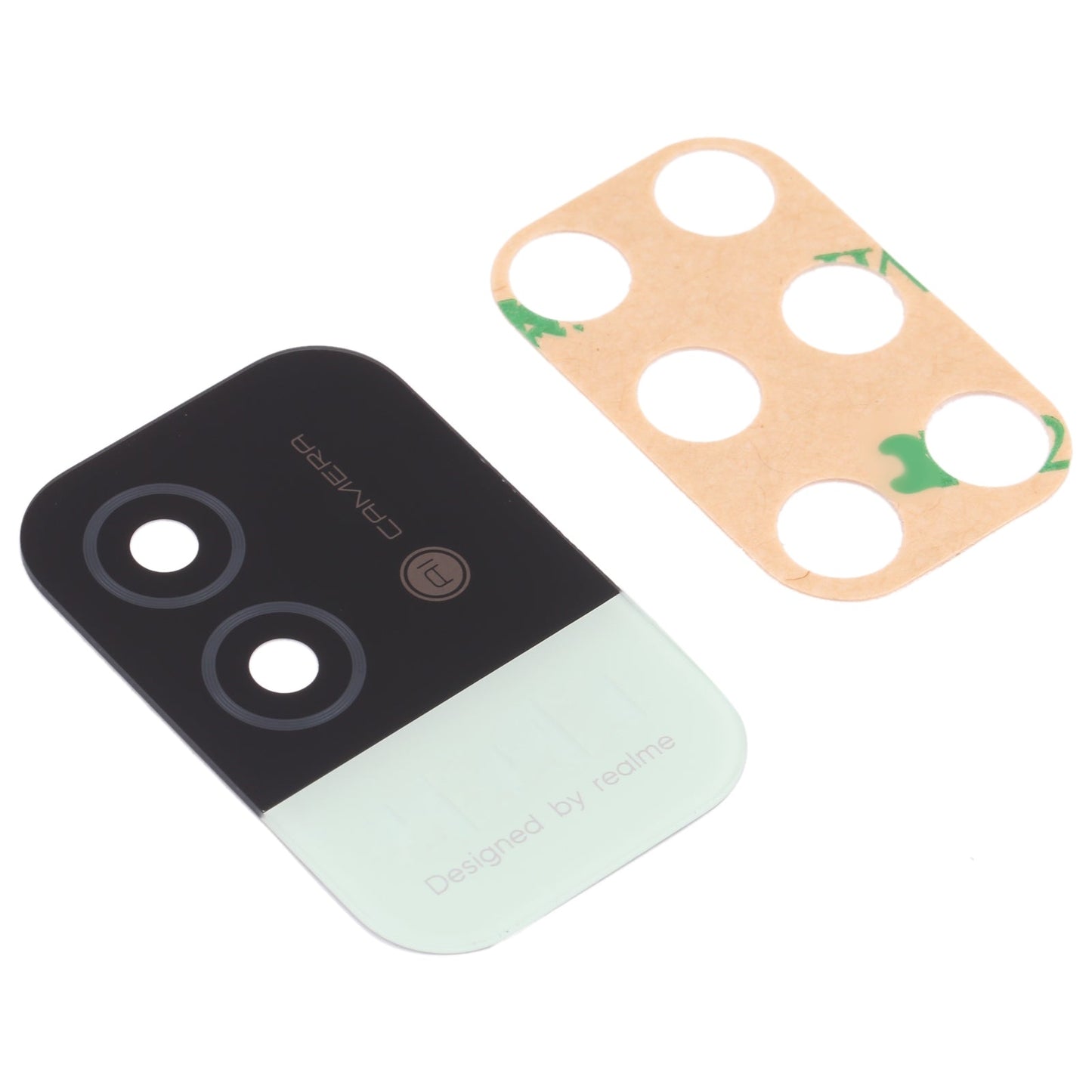 For OPPO Realme Narzo 50i RMX3235 10pcs Back Camera Lens (Green)