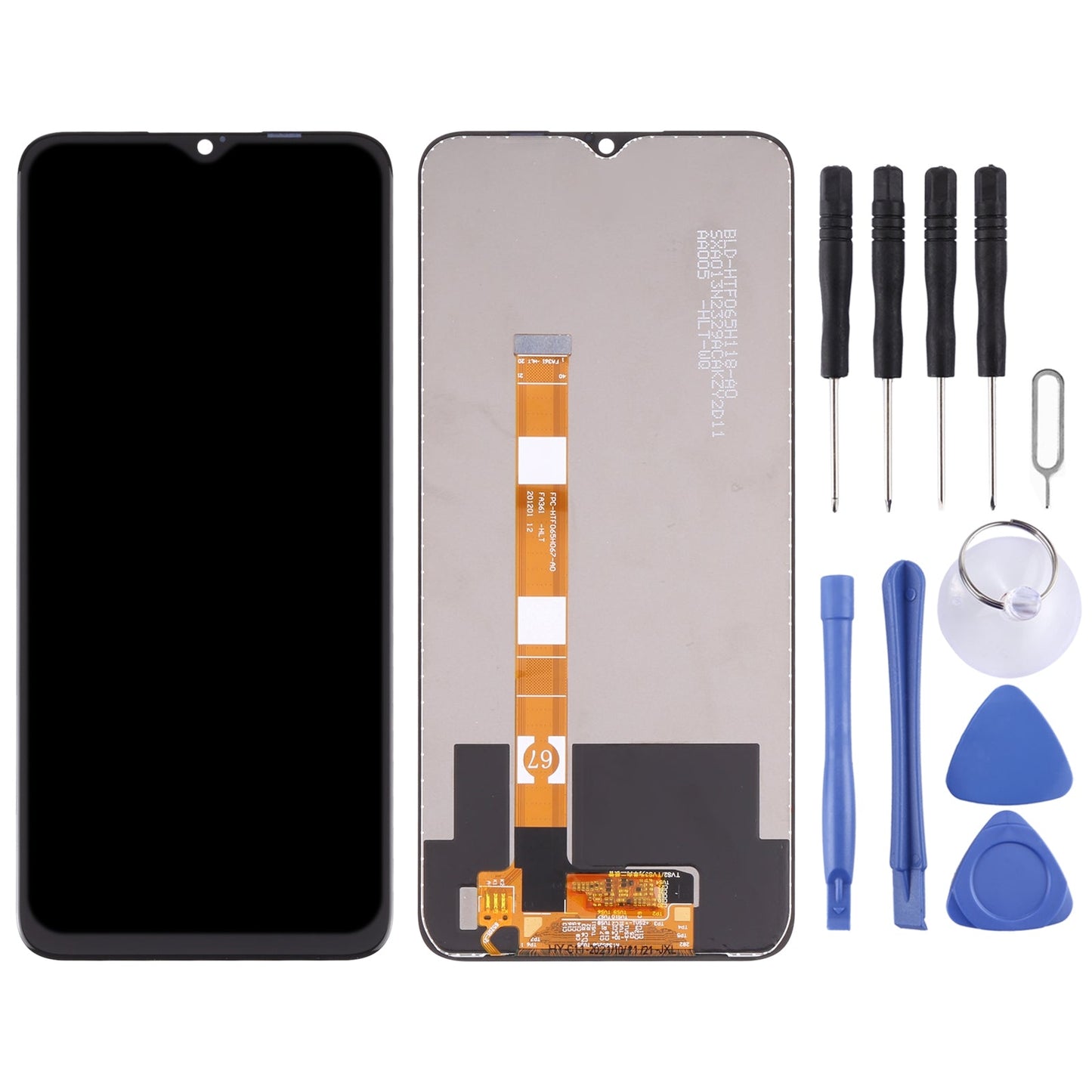 LCD Screen and Digitizer Full Assembly for OPPO Realme Narzo 50A RMX3430