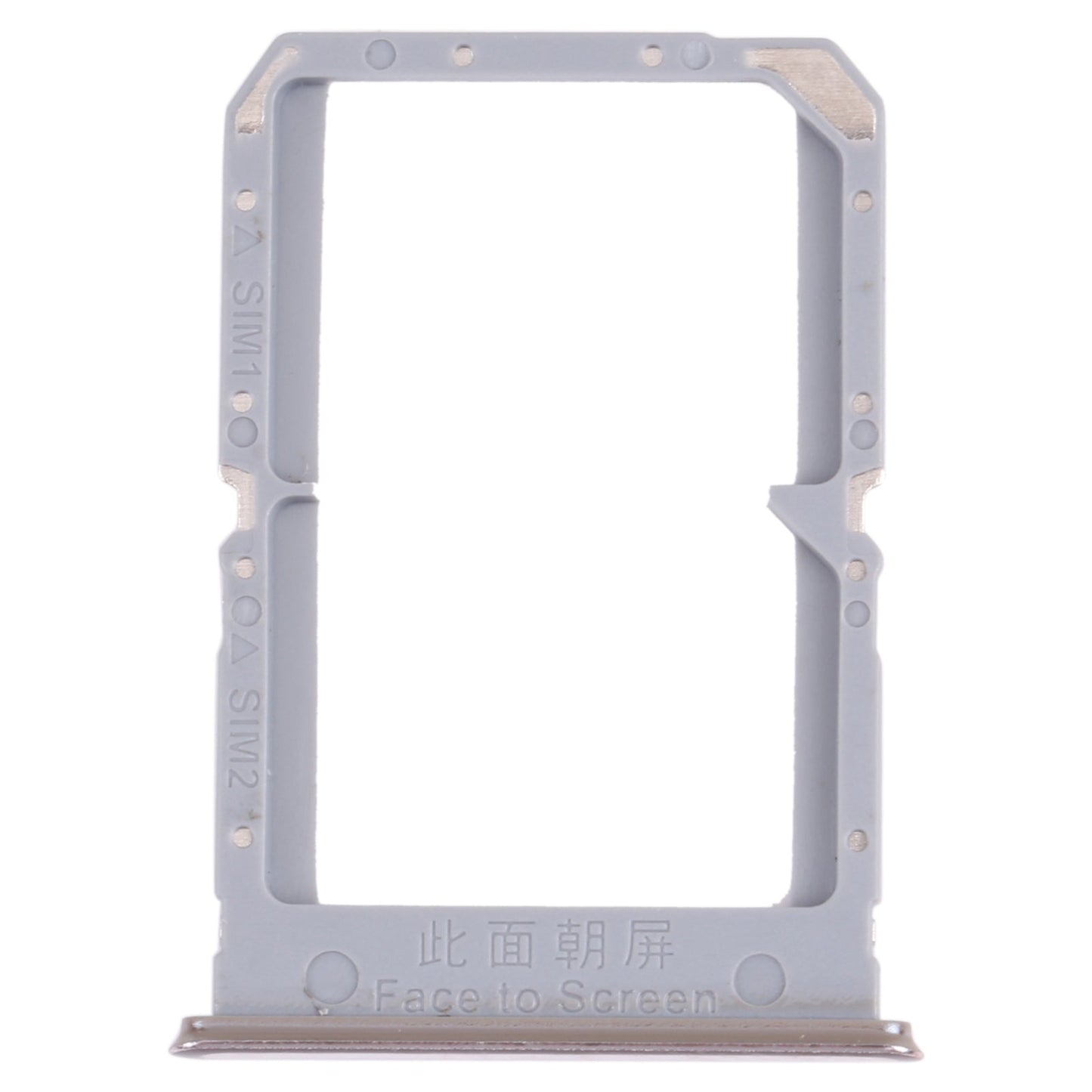 For OPPO Reno5 5G / Find X3 Lite PEGM00 PEGT00 CPH2145 SIM Card Tray + SIM Card Tray(Gold)