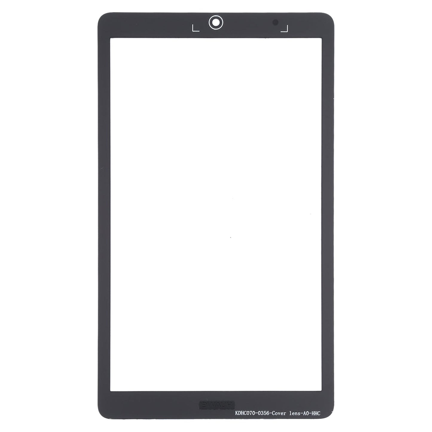 For Huawei MediaPad T3 7.0 Wifi BG2-W09 Front Screen Outer Glass Lens (Black)