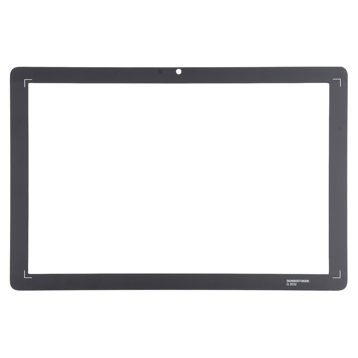 For Honor Pad X6 AGR-W09 AGR-WL09 Front Screen Outer Glass Lens (White)