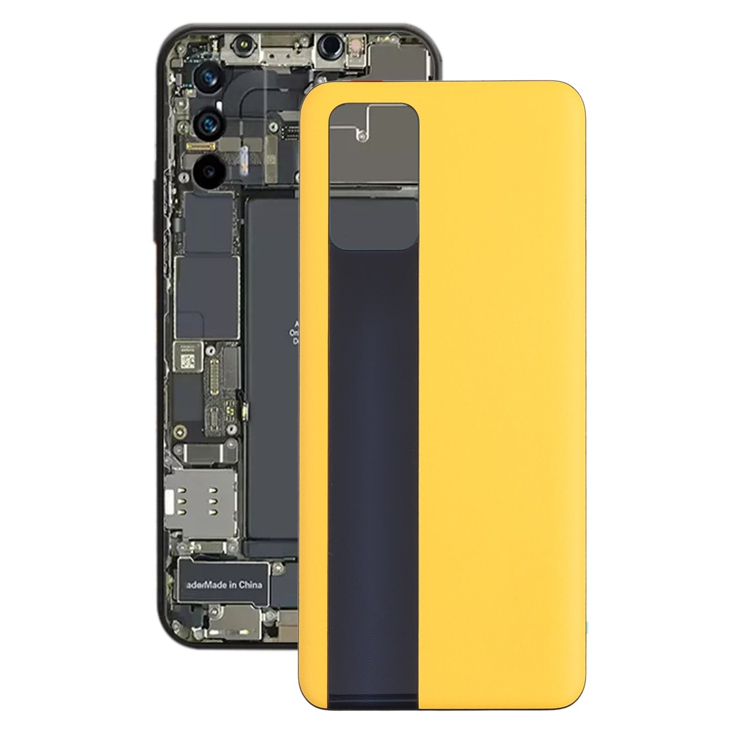 For OPPO Realme GT Battery Back Cover (Yellow)