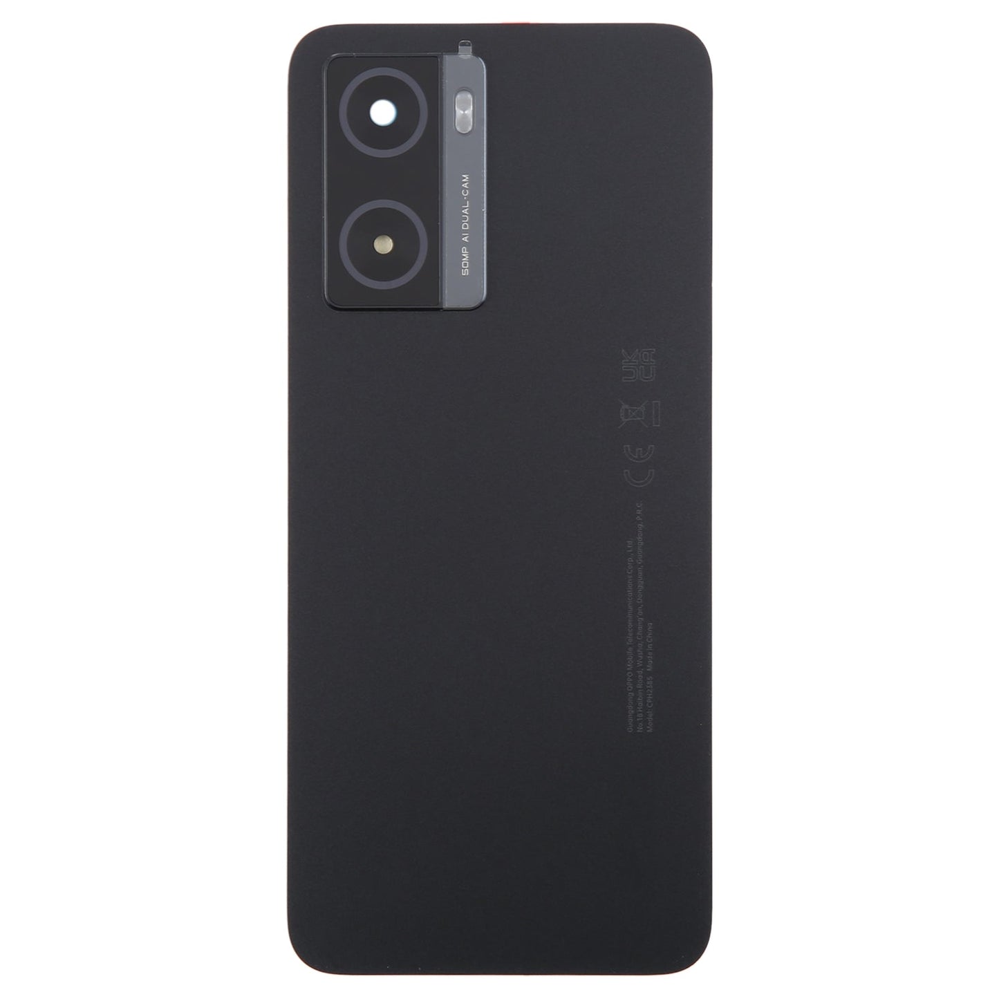 For OPPO A77s Original Battery Back Cover with Camera Lens Cover(Black)