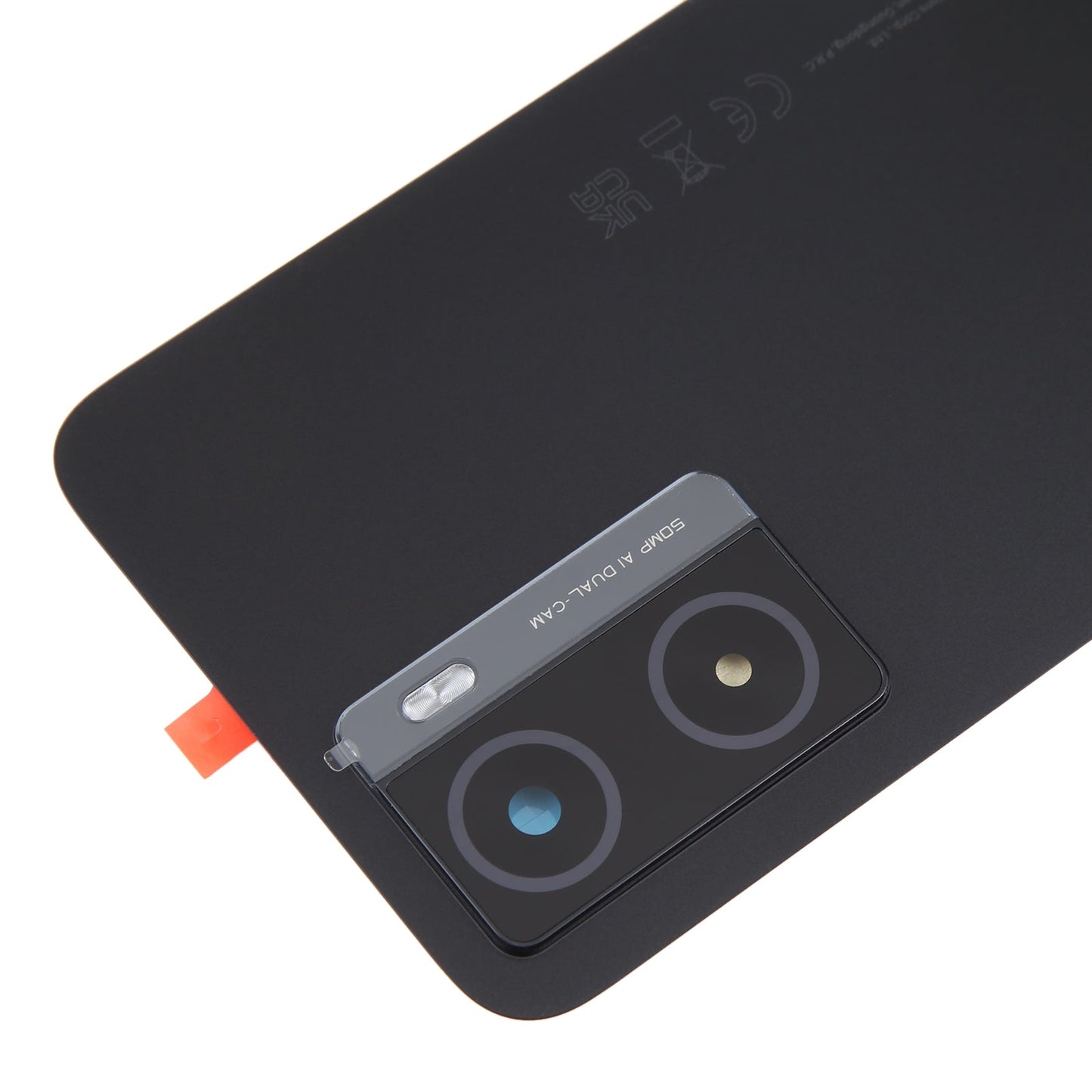 For OPPO A77s Original Battery Back Cover with Camera Lens Cover(Black)