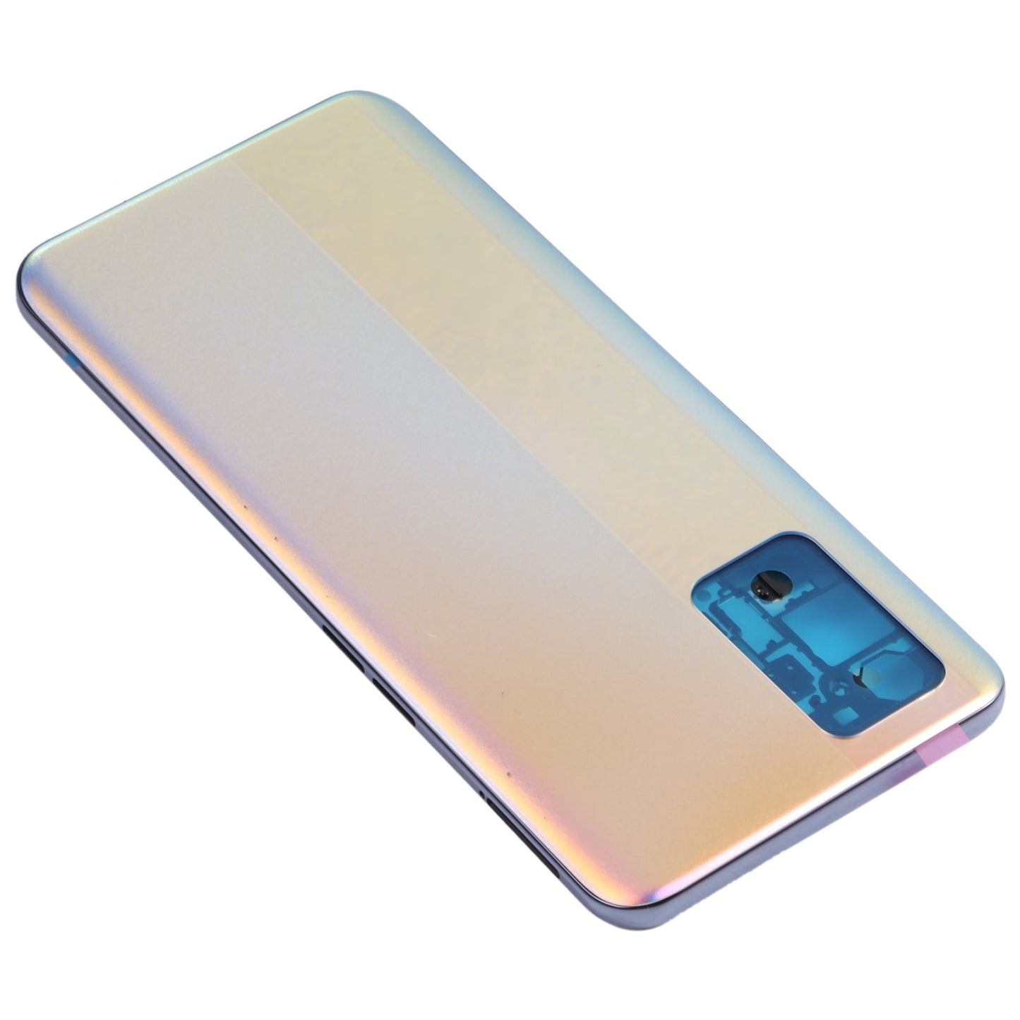 For OPPO Realme GT Neo RMX3031 Middle Frame Bezel Plate + Battery Back Cover (Silver)