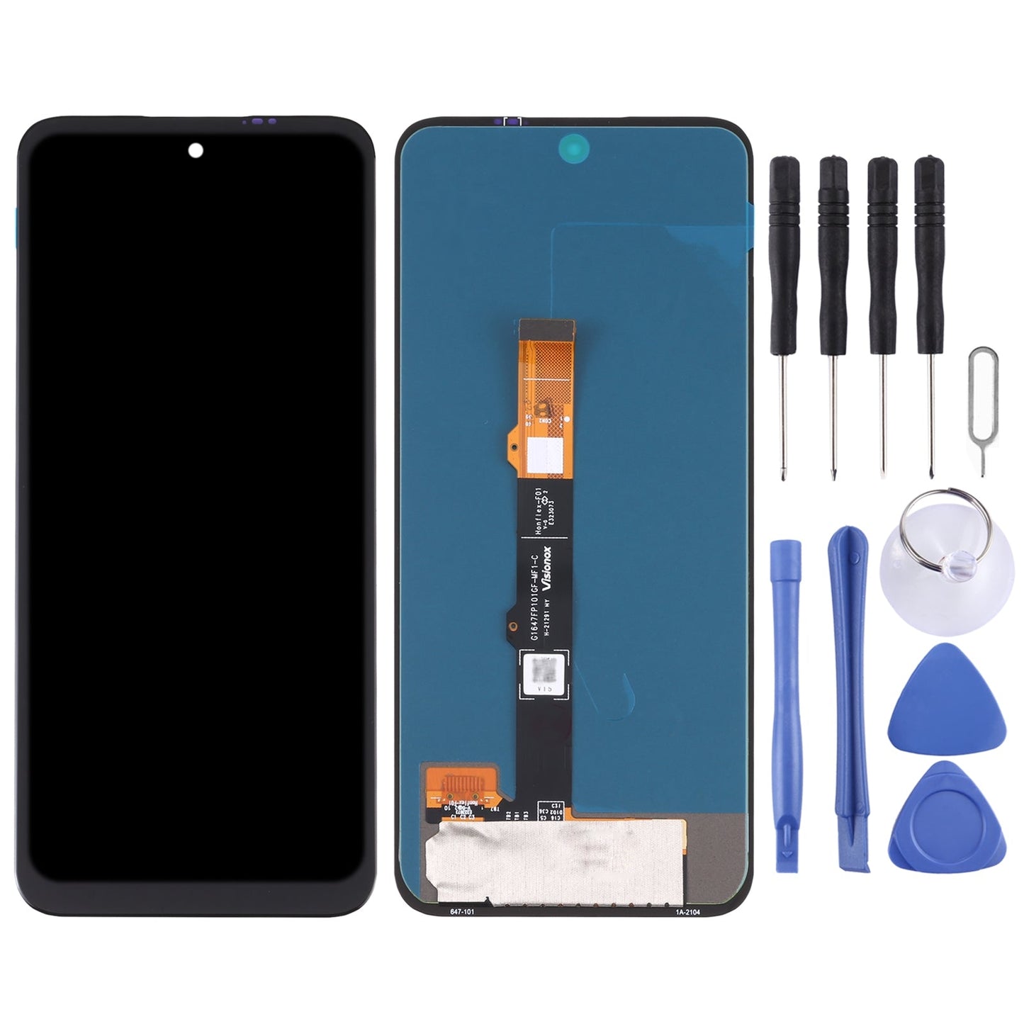 AMOLED Material LCD Screen and Digitizer Full Assembly For Motorola Moto G31 / G41 / G71 5G