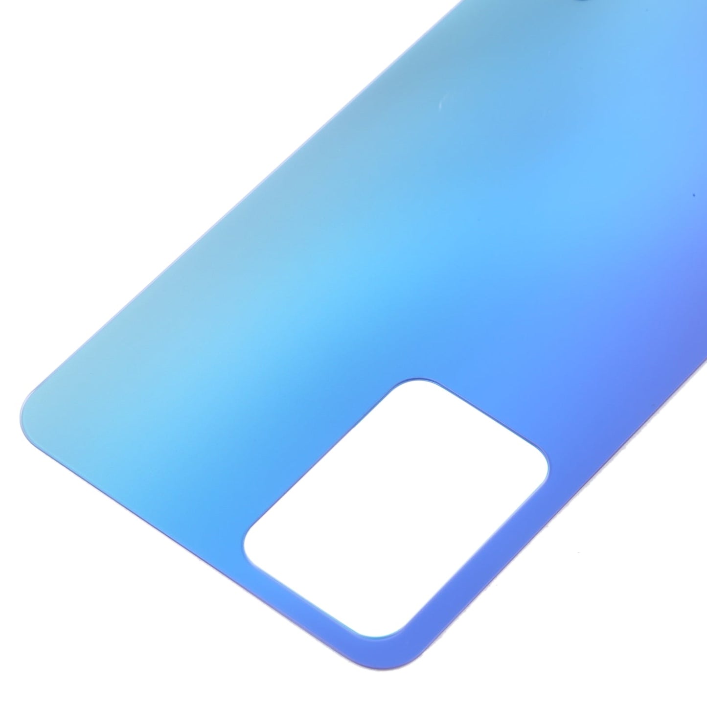 For OPPO Reno7 5G China Glass Battery Back Cover (Blue)