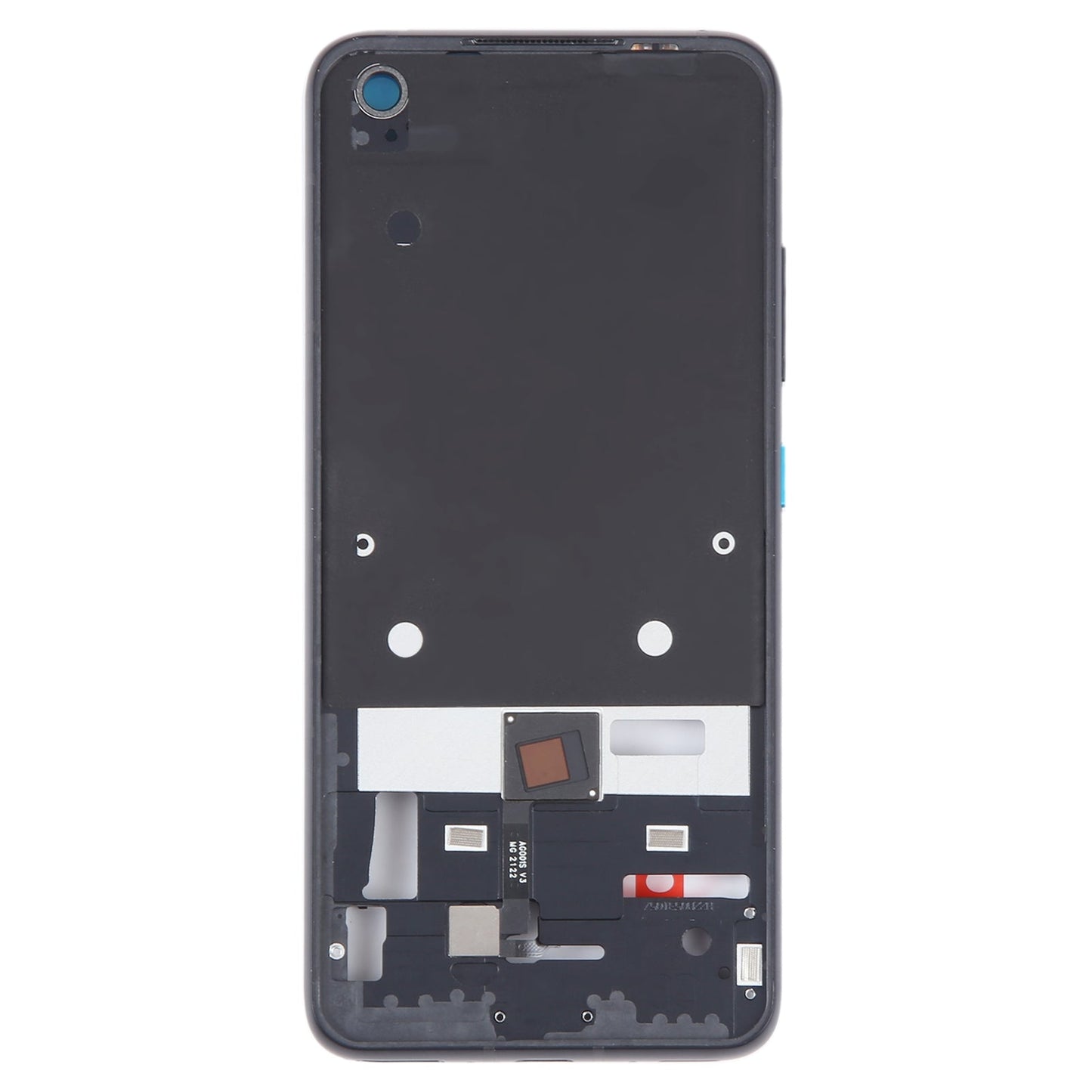 For Asus Zenfone 8 ZS 590KS-2A007EU I006D Middle Frame Bezel Plate (Black)