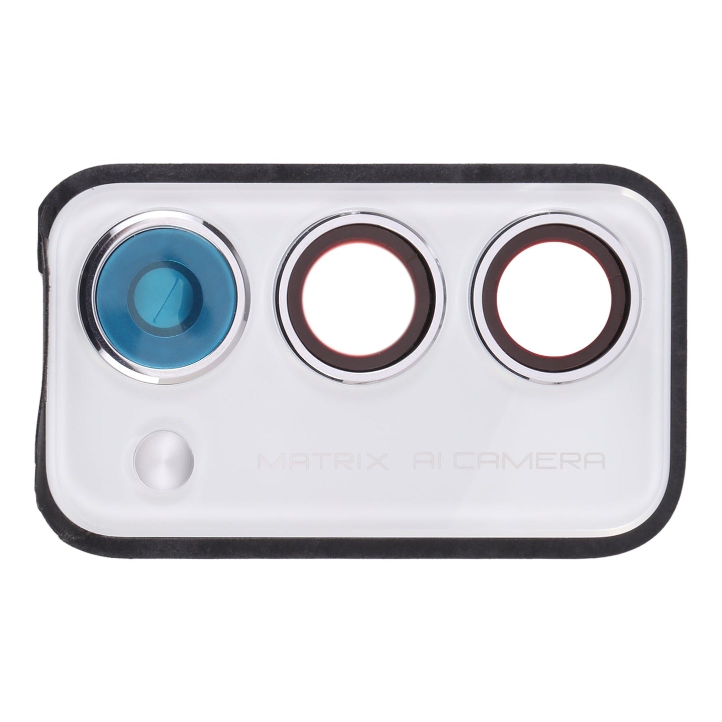 For OPPO Realme Q3 Pro 5G / Realme Q3 Pro Carnival Back Camera Lens Frame (White)