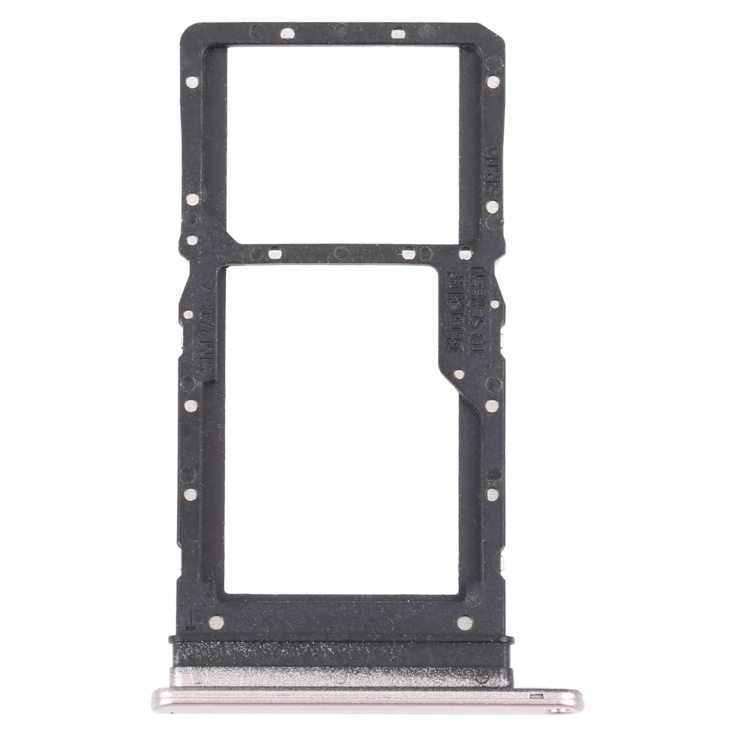 SIM Card Tray + SIM Card Tray / Micro SD Card Tray for Honor Play 30 Plus(Gold)