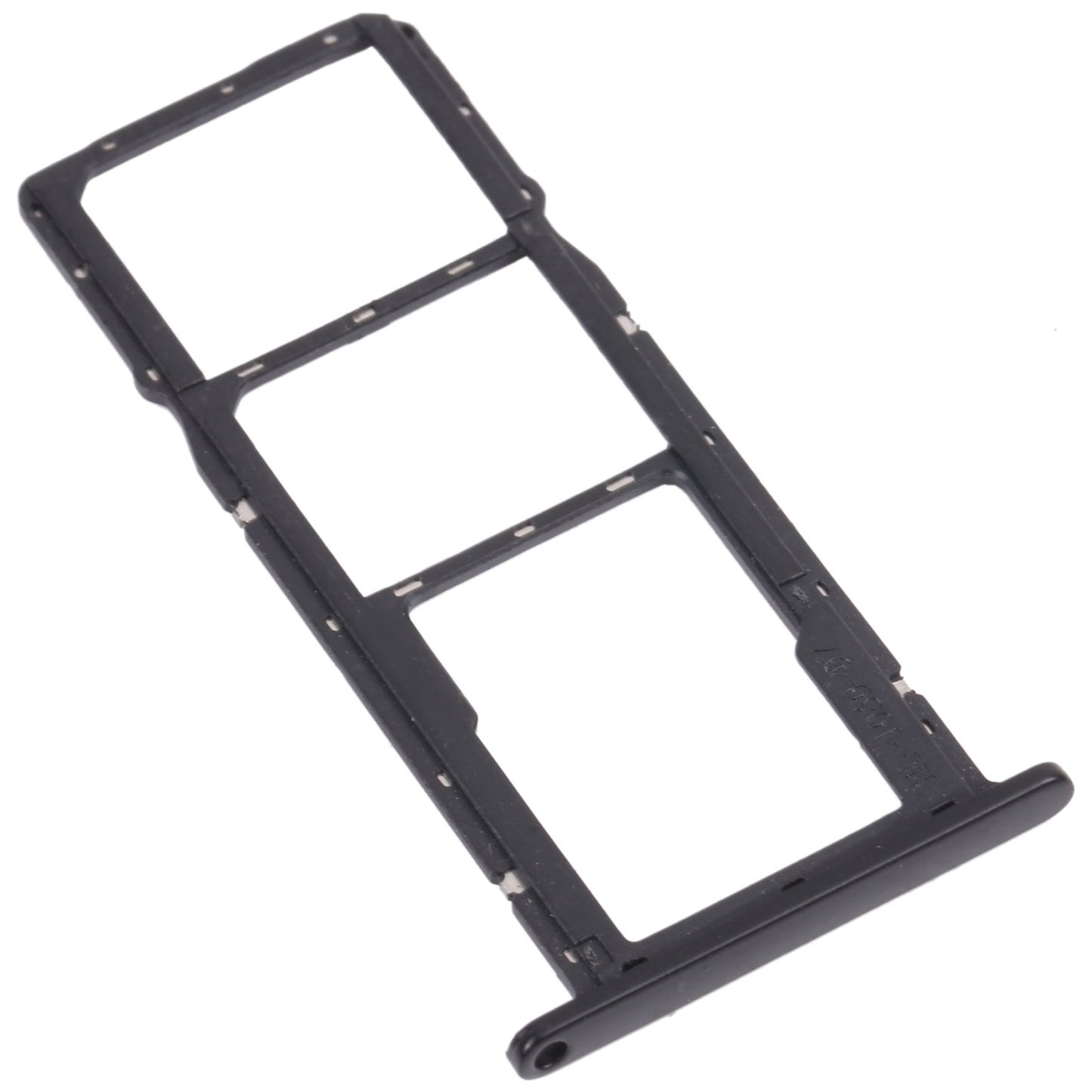 SIM Card Tray + SIM Card Tray + Micro SD Card Tray for Honor Play 8(Black)