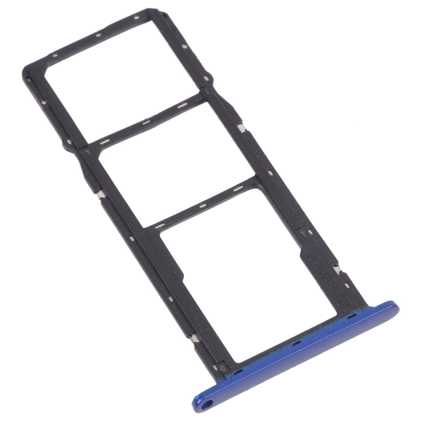 SIM Card Tray + SIM Card Tray + Micro SD Card Tray for Honor Play 8(Blue)