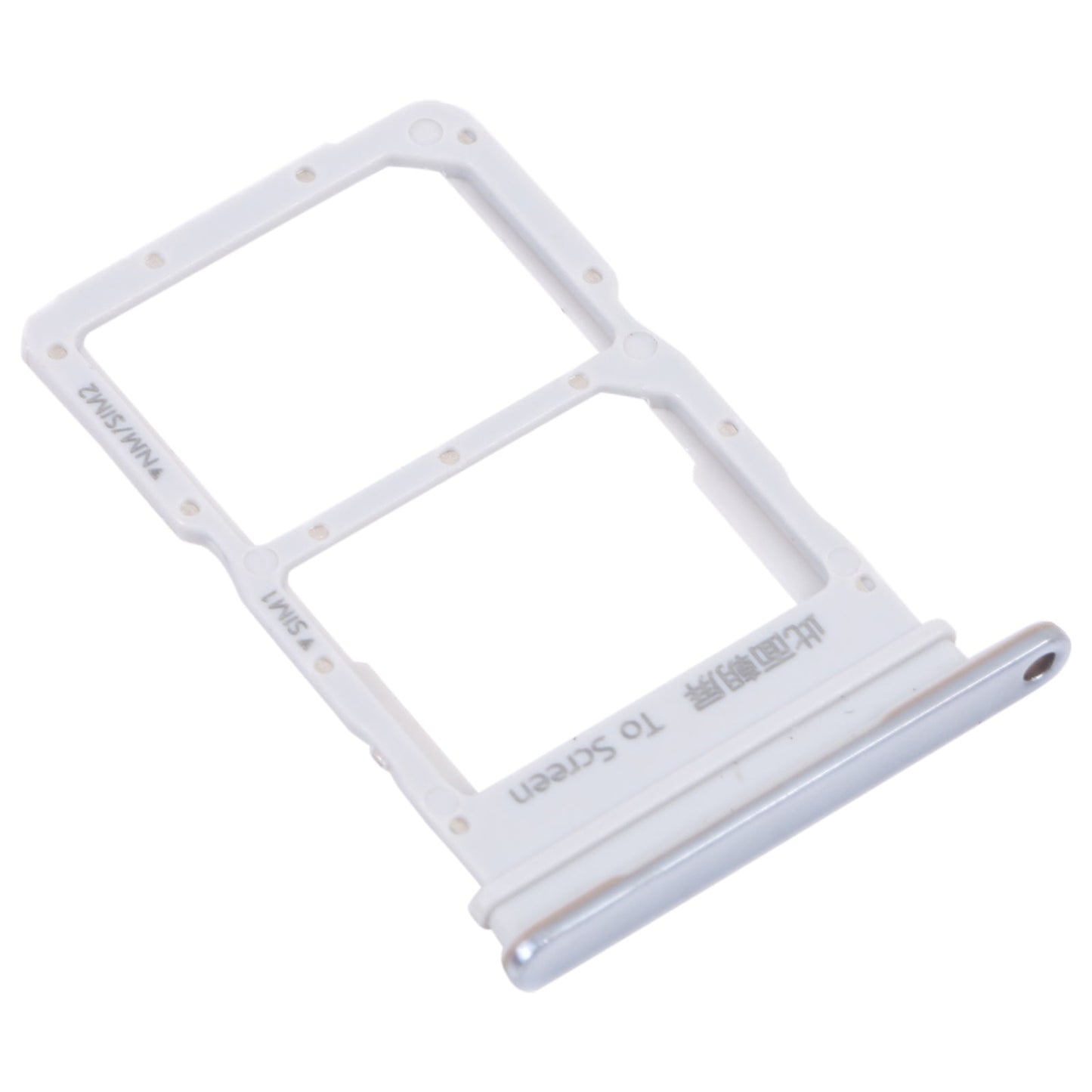 SIM Card Tray + SIM Card Tray for Huawei Nova 9 SE (Silver)