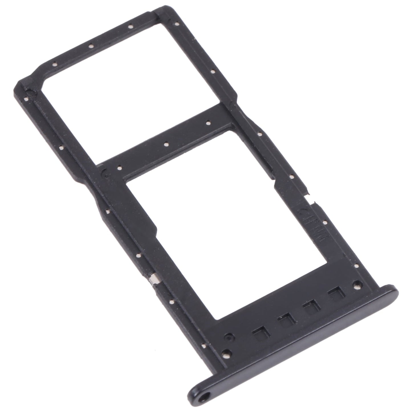 SIM Card Tray + SIM Card Tray / Micro SD Card Tray for Huawei Nova Y60 (Black)