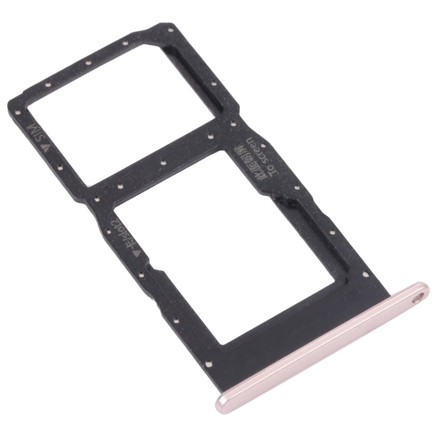 SIM Card Tray + SIM Card Tray / Micro SD Card Tray for Huawei Nova Y60 (Gold)