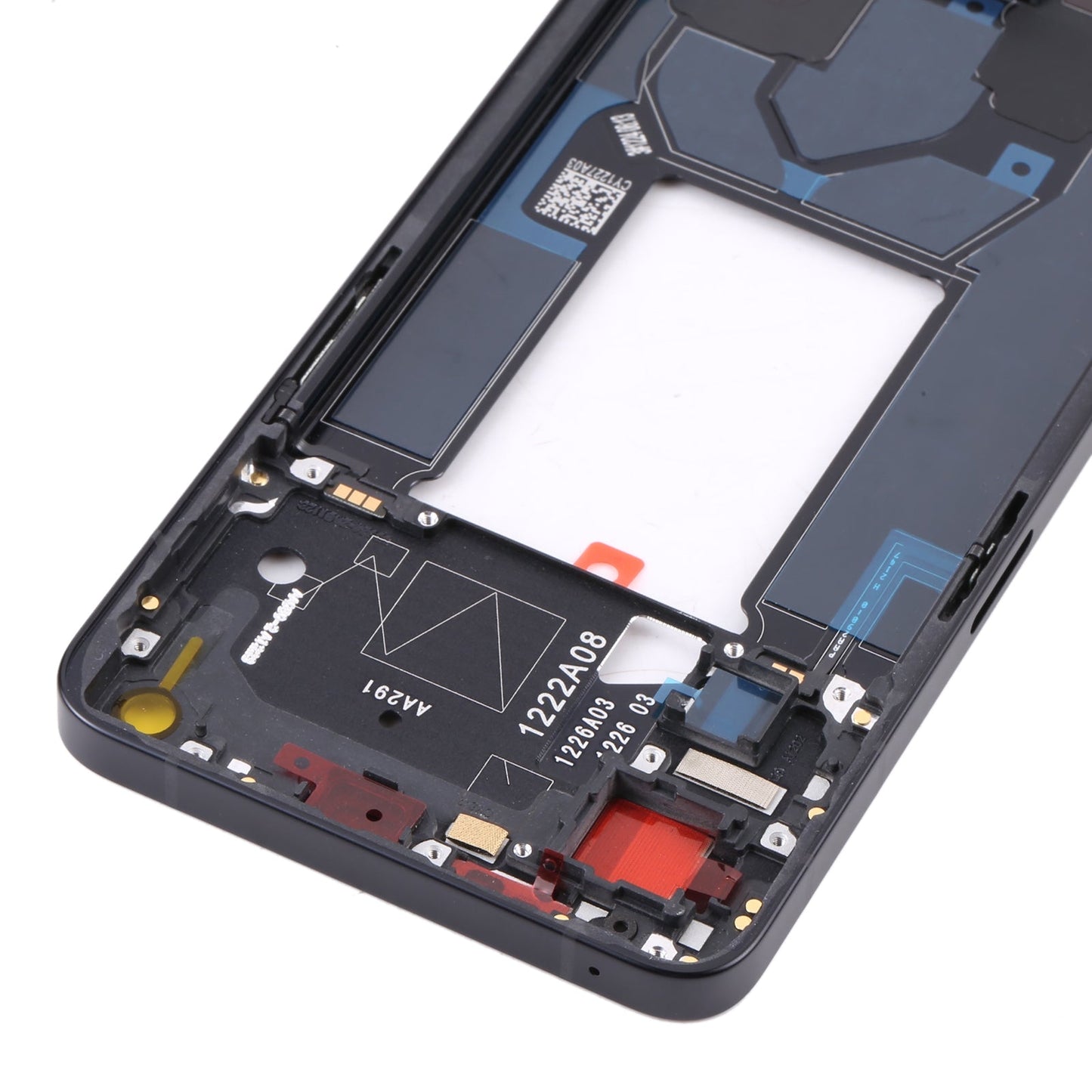 For OPPO Reno7 5G China PFJM10 Original Front Housing LCD Frame Bezel Plate (Black)