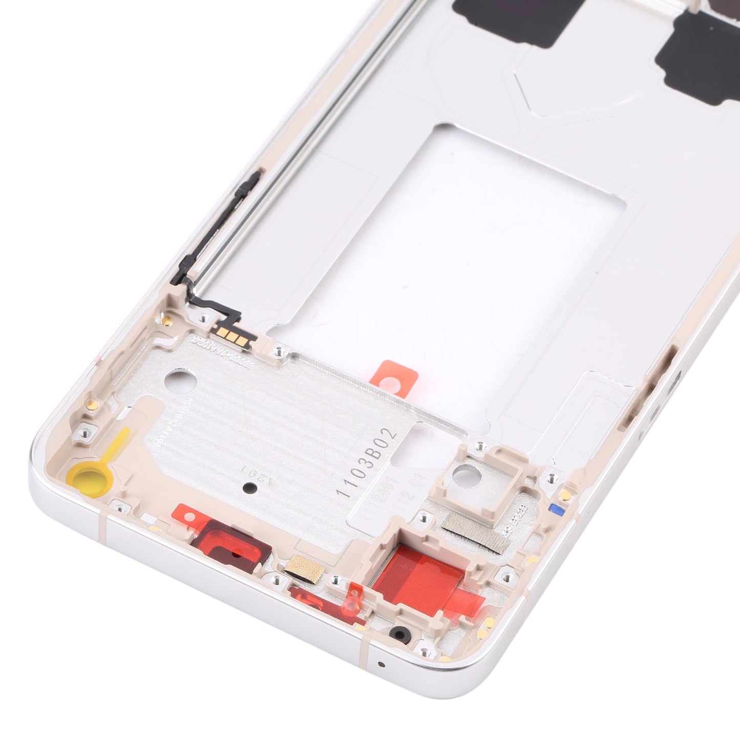 For OPPO Reno7 5G China PFJM10 Original Front Housing LCD Frame Bezel Plate (Gold)