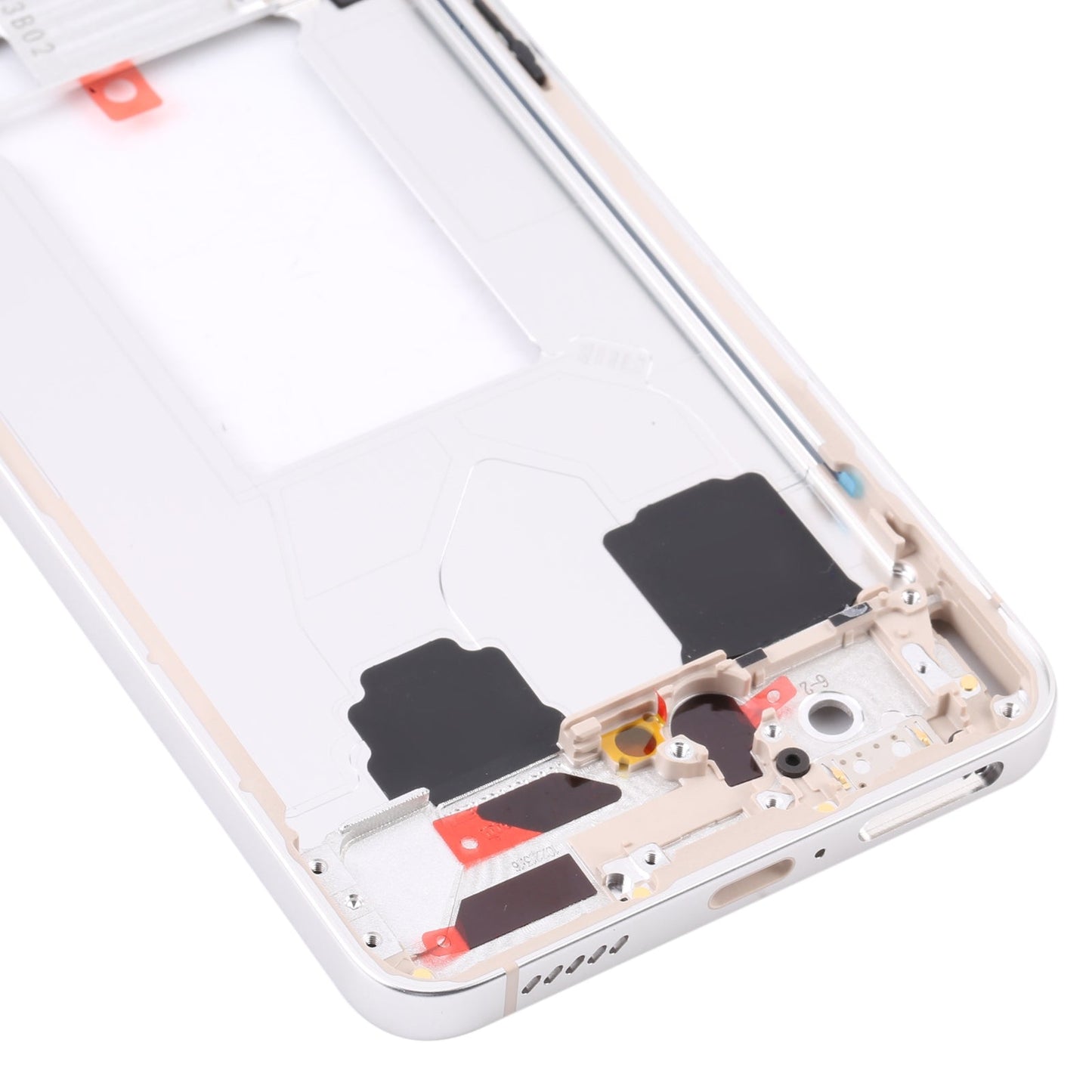 For OPPO Reno7 5G China PFJM10 Original Front Housing LCD Frame Bezel Plate (Gold)