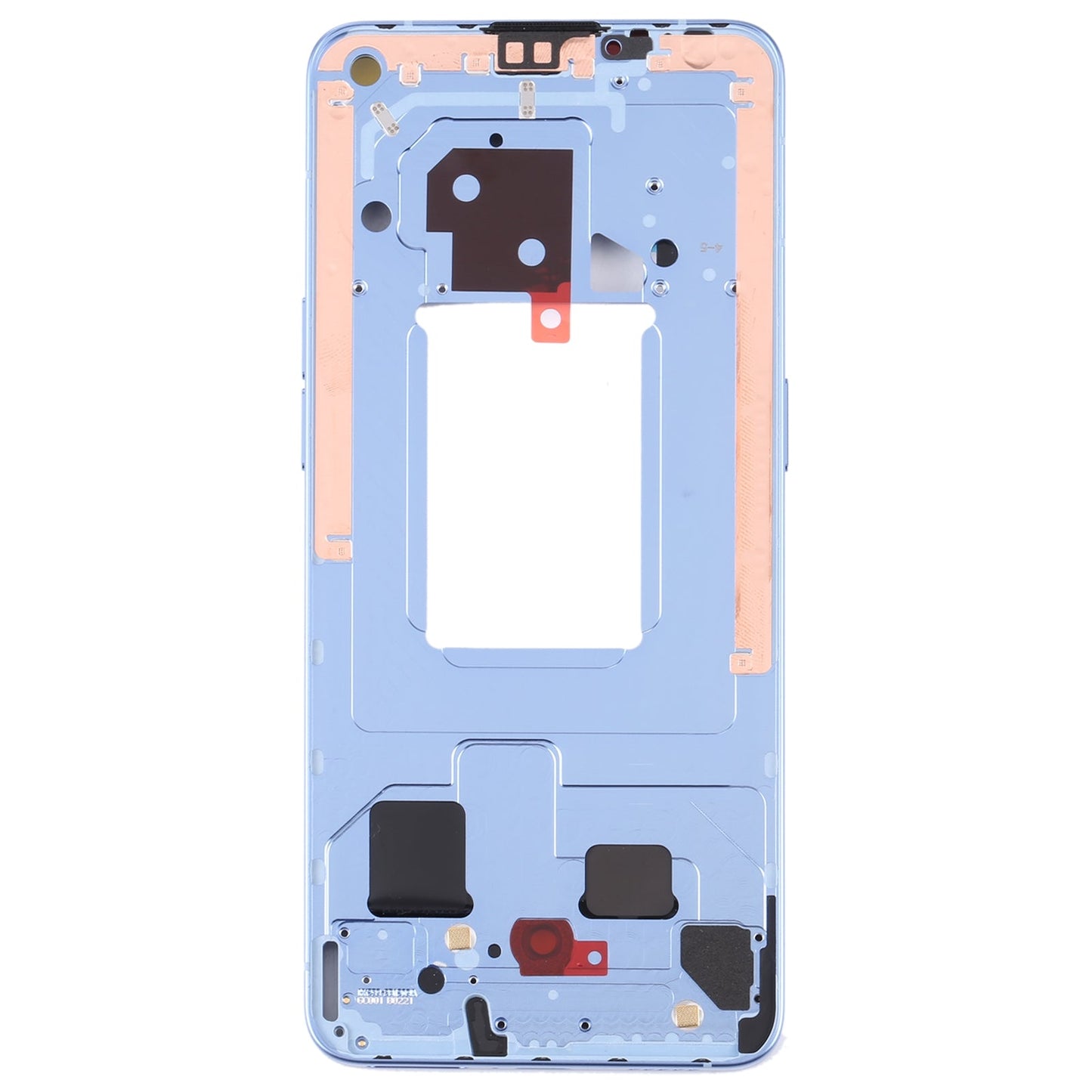 For OPPO Reno7 5G China PFJM10 Original Front Housing LCD Frame Bezel Plate (Blue)