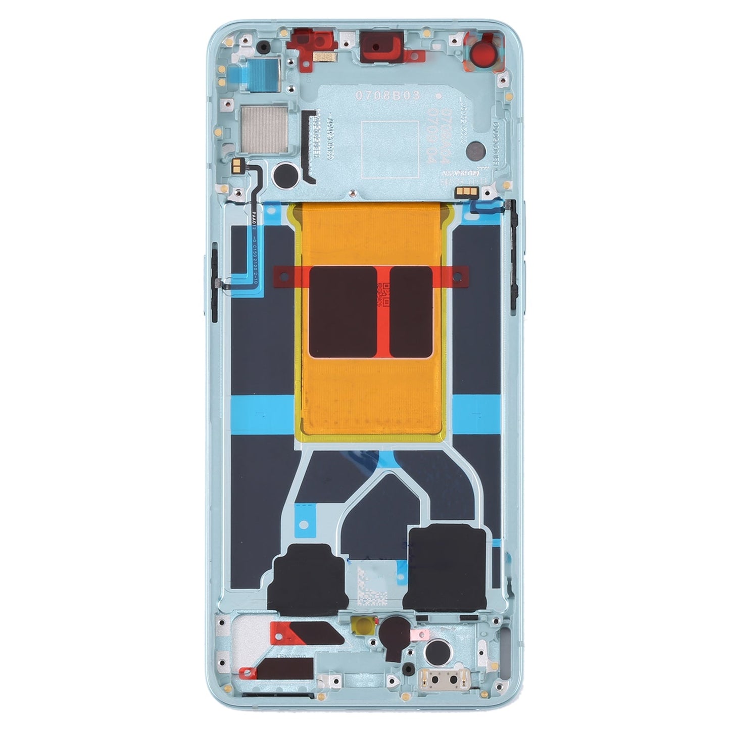 For OPPO Reno6 5G PEQM00 CPH2251 Original Front Housing LCD Frame Bezel Plate (Green)