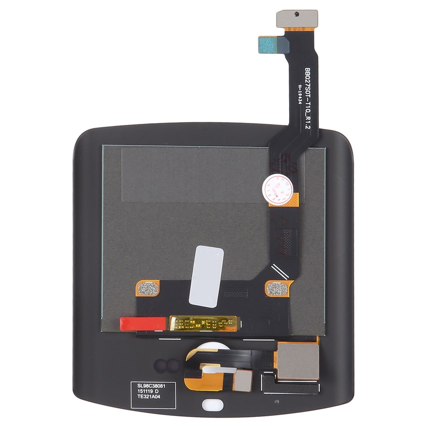 Original Secondary LCD Screen for Motorola Razr 2019 with Digitizer Full Assembly (Black)