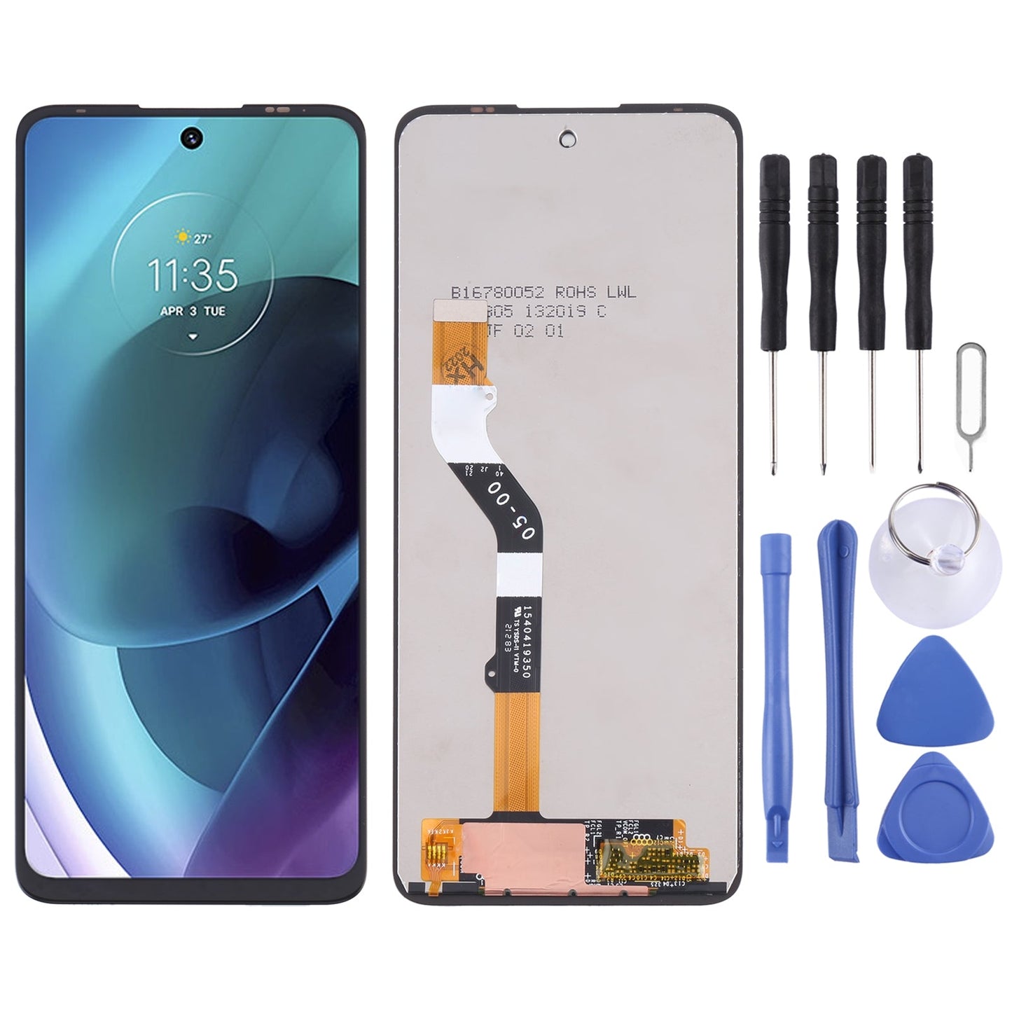 TFT LCD Screen for Motorola Moto G51 5G with Digitizer Full Assembly