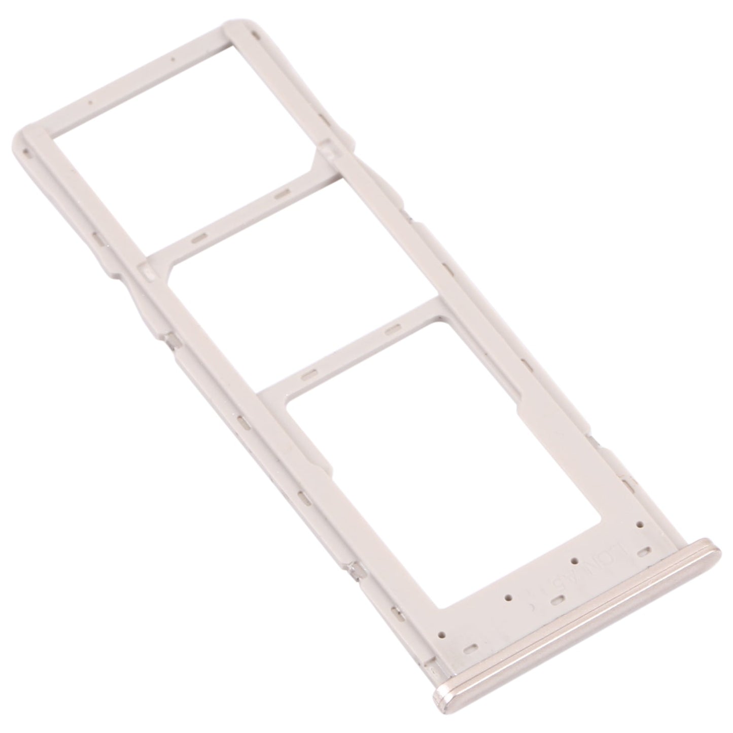 For Tecno Pouvoir 3 Plus LB8 LB8a SIM Card Tray + SIM Card Tray + Micro SD Card Tray (Gold)