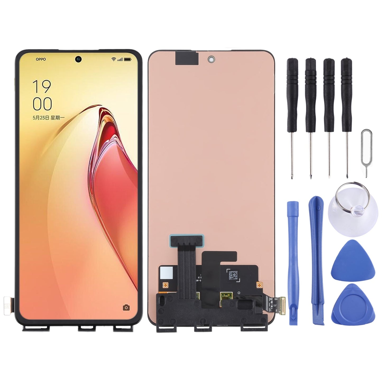 Original AMOLED LCD Screen For OPPO Reno8 Pro+/Realme GT Neo3 with Digitizer Full Assembly