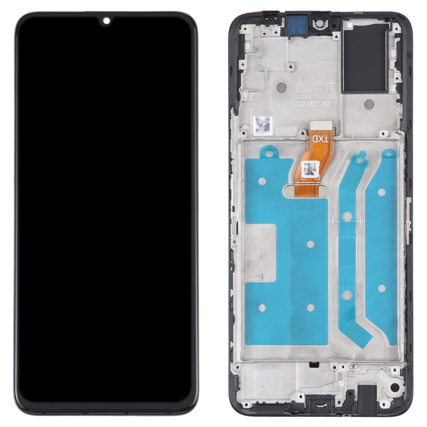Original LCD Screen for Honor X7 Digitizer Full Assembly with Frame