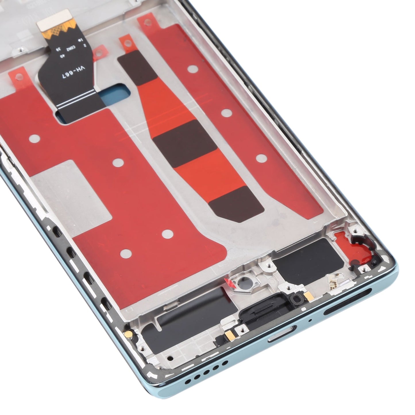 Original OLED LCD Screen for Honor 60 Digitizer Full Assembly with Frame(Green)