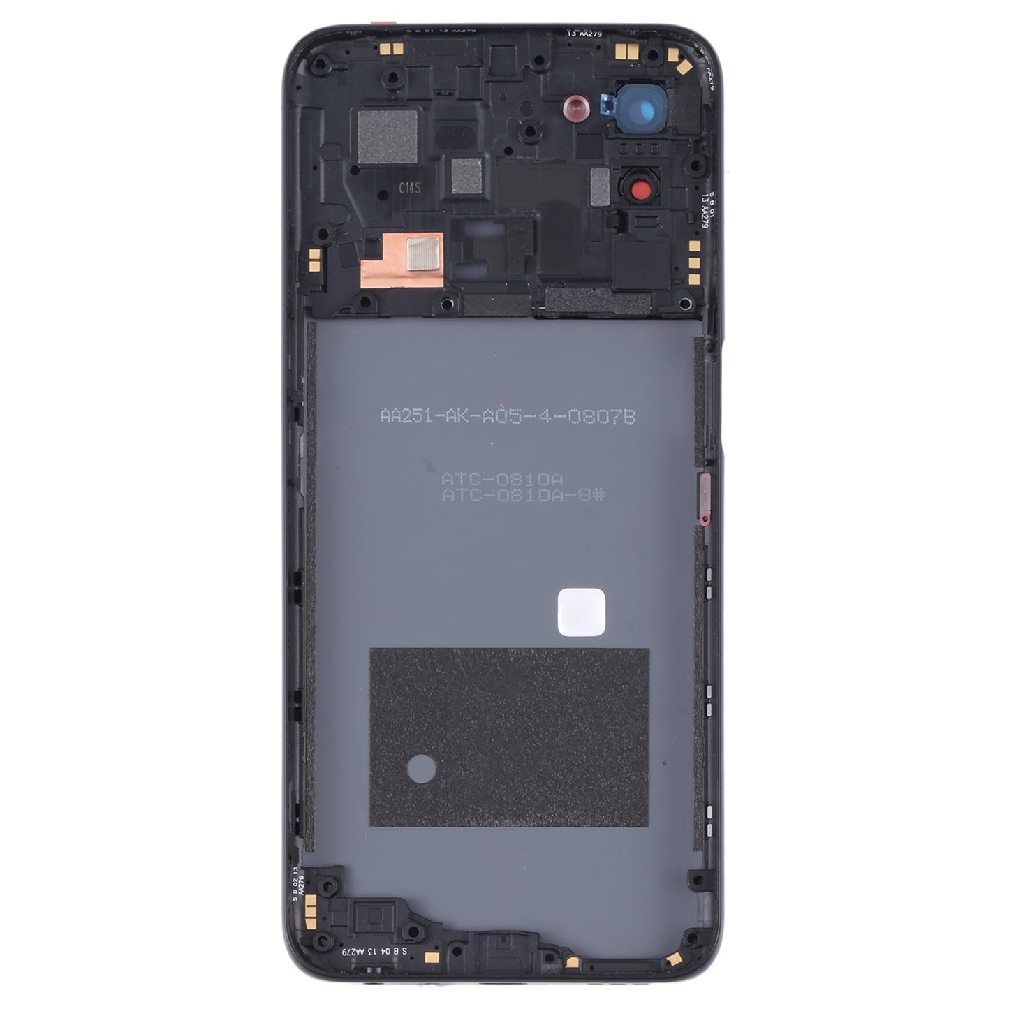 For OPPO A56 5G Battery Back Cover with Middle Frame (Black)