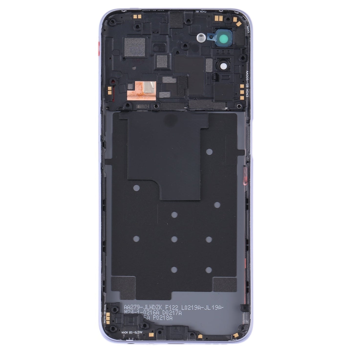 For OPPO A56 5G Battery Back Cover with Middle Frame (Purple)