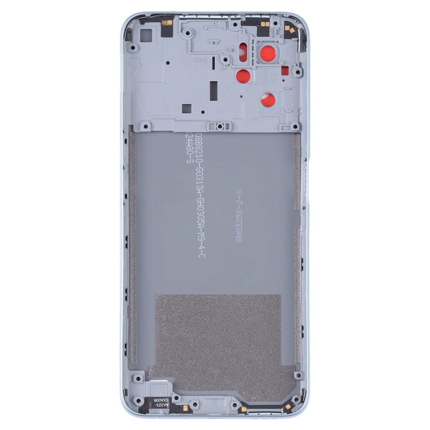 For OPPO A36/A76 Battery Back Cover with Middle Frame (Blue)